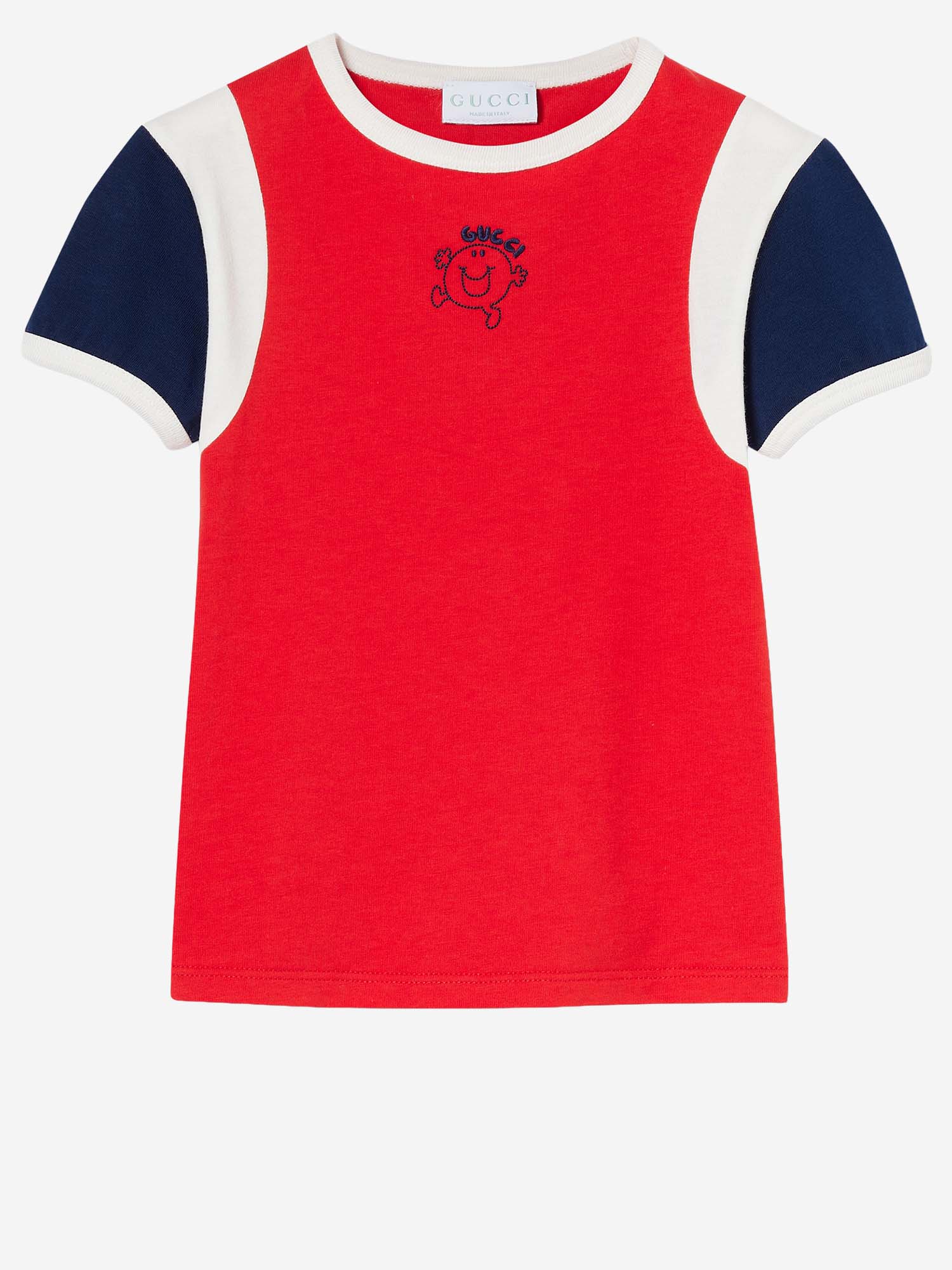 GUCCI KIDS T-SHIRT IN COTONE CON LOGO