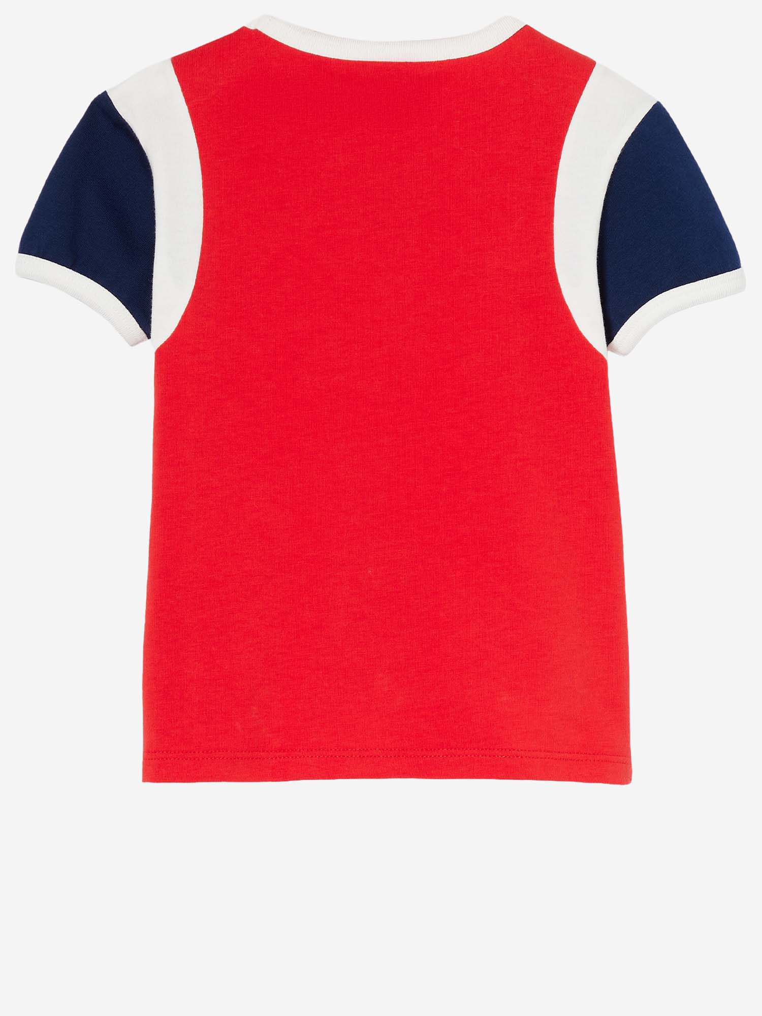 GUCCI KIDS T-SHIRT IN COTONE CON LOGO, view 2