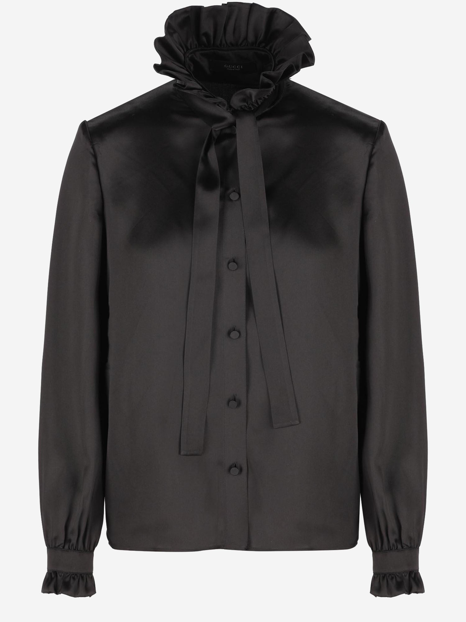 Gucci CAMICIA IN SETA CON VOLANT