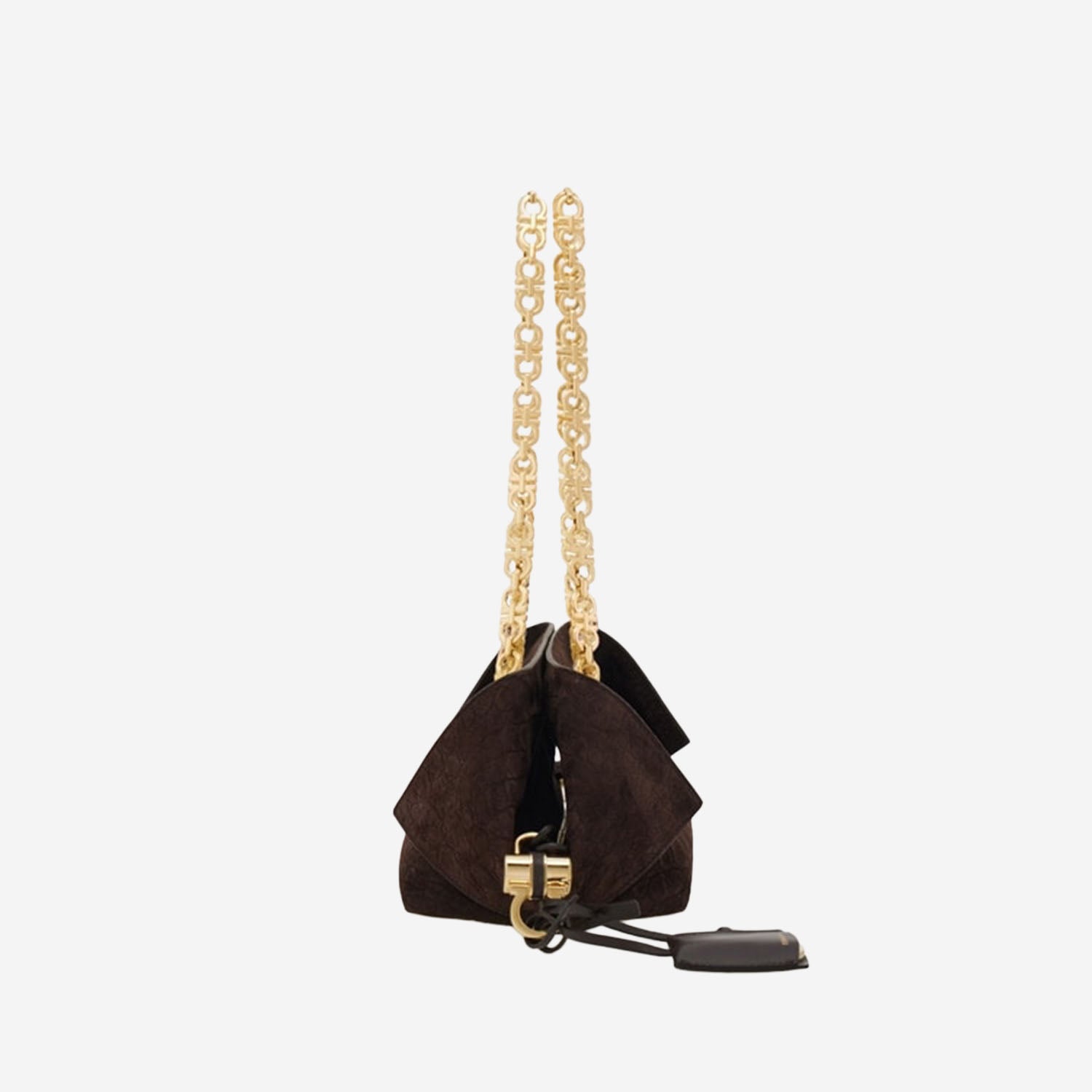 Ferragamo BORSA A SPALLA IN SUEDE, view 2