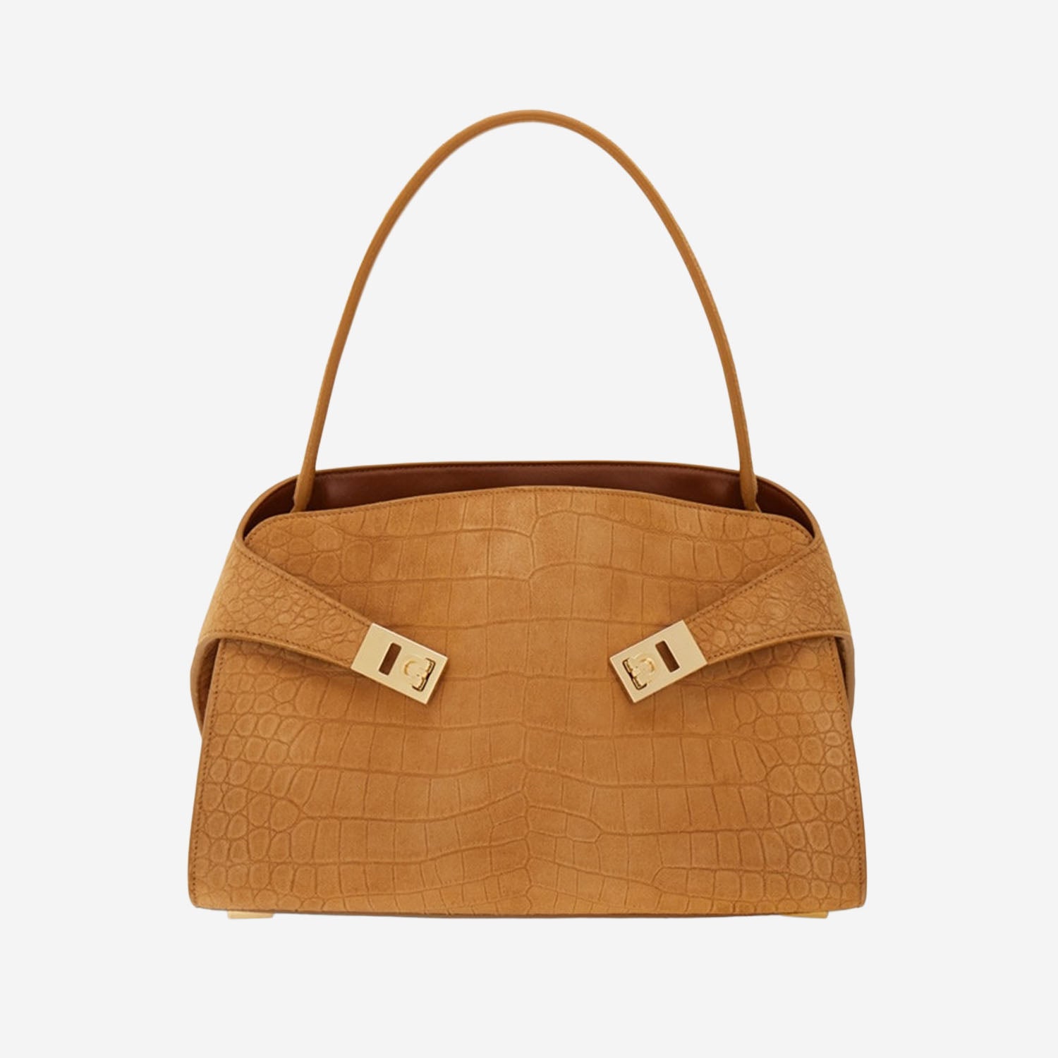 Ferragamo BORSA A SPALLA HUG SOFT IN SUEDE
