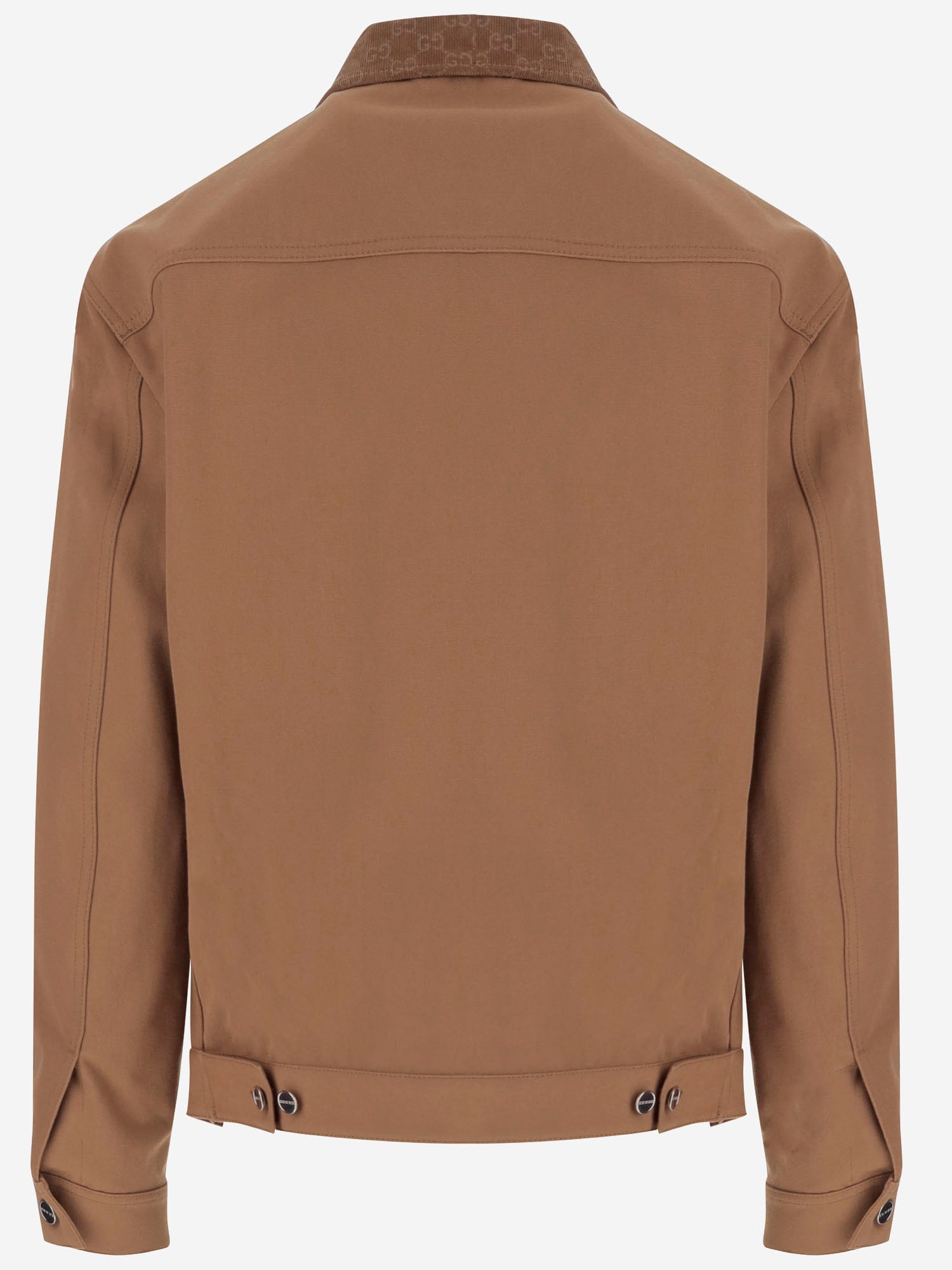 Gucci GIACCA IN COTONE CON DETTAGLI GG, view 2