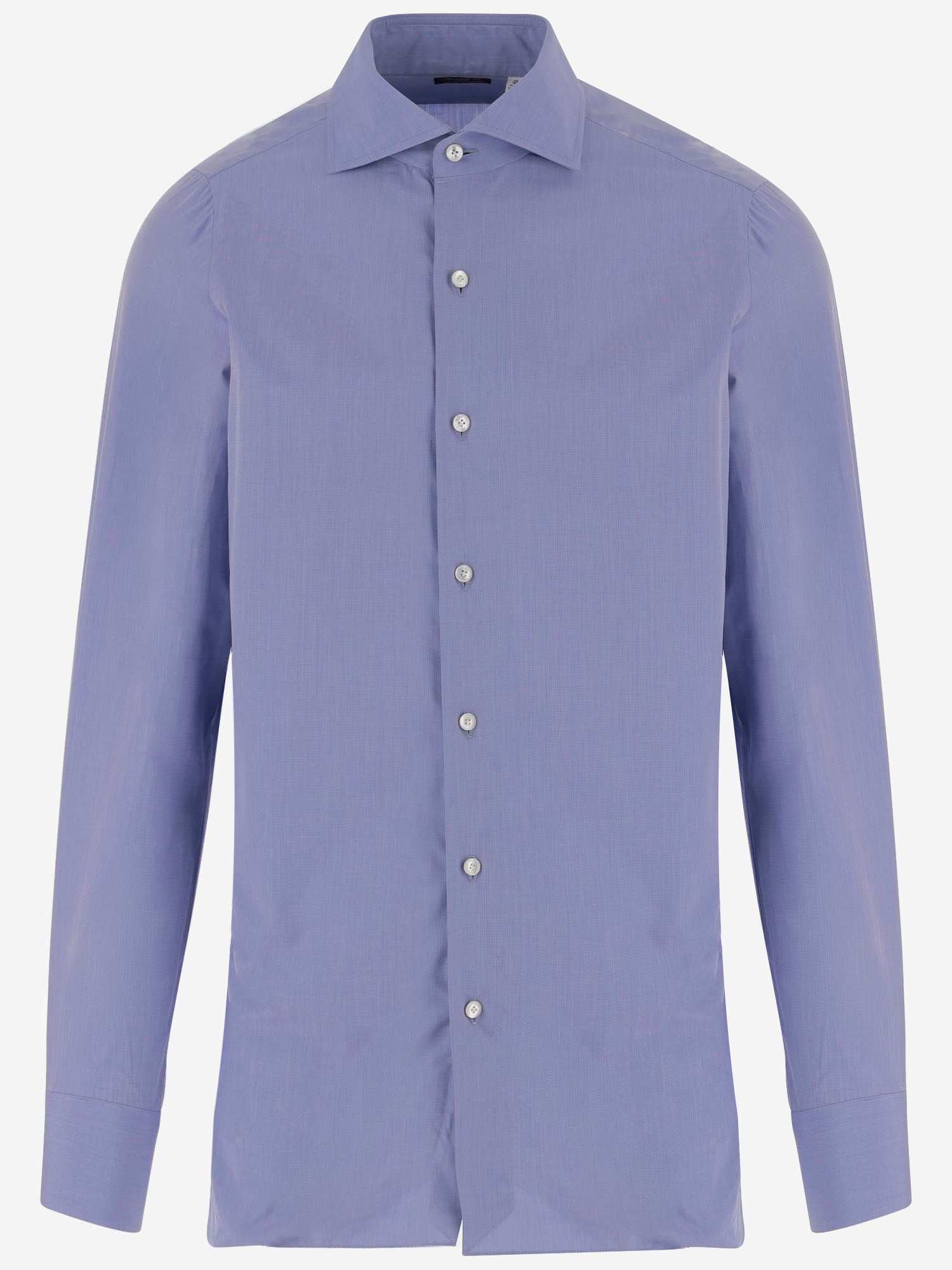 FINAMORE Camicia con colletto classico in cotone
