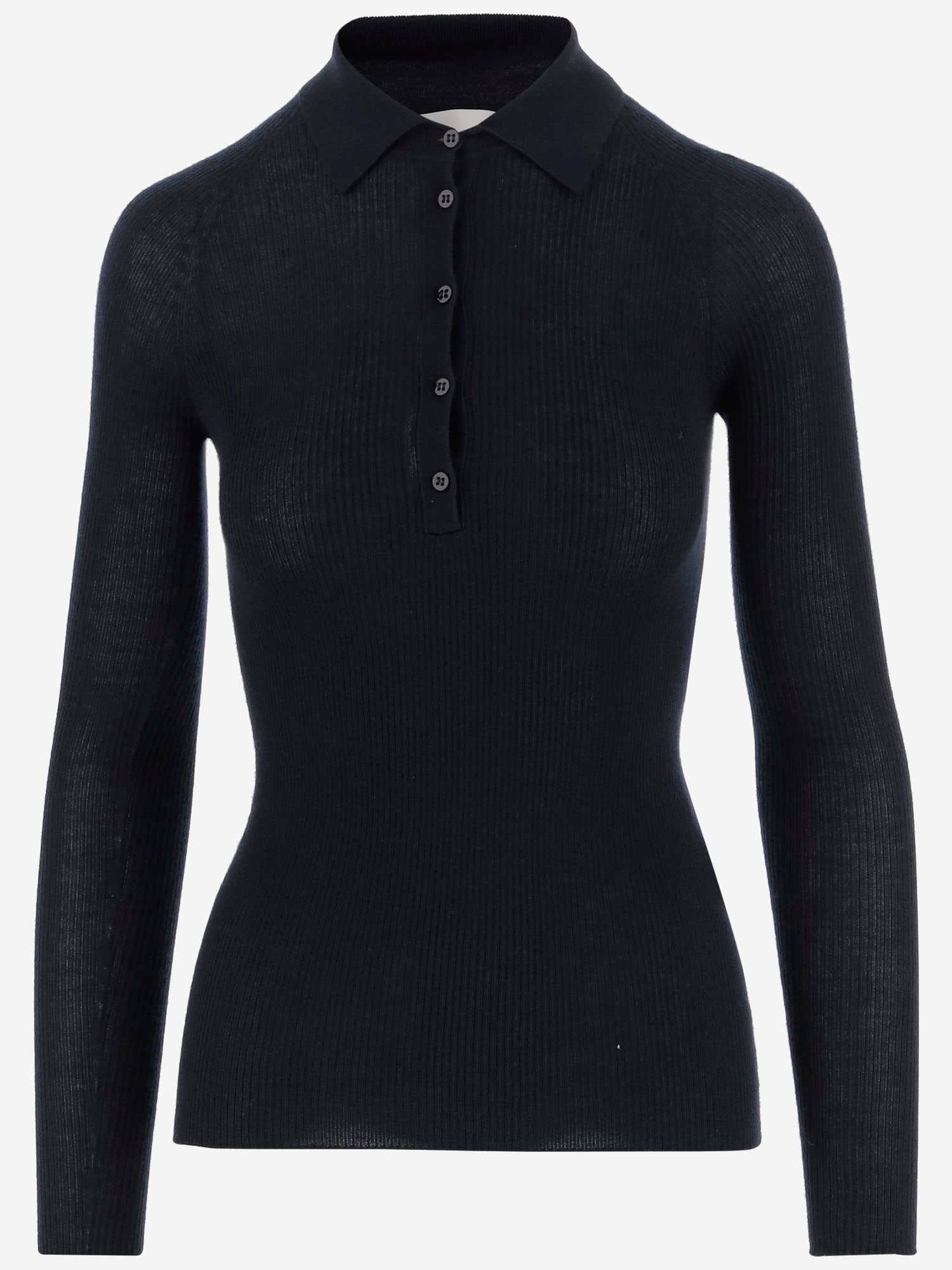SASUPHI POLO IN MAGLIA IN CASHMERE E SETA