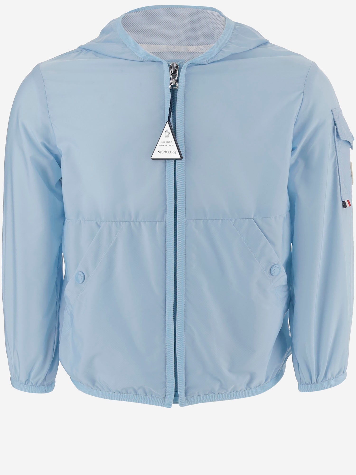 MONCLER ENFANTS GIACCA SONGU IN NYLON CON CAPPUCCIO
