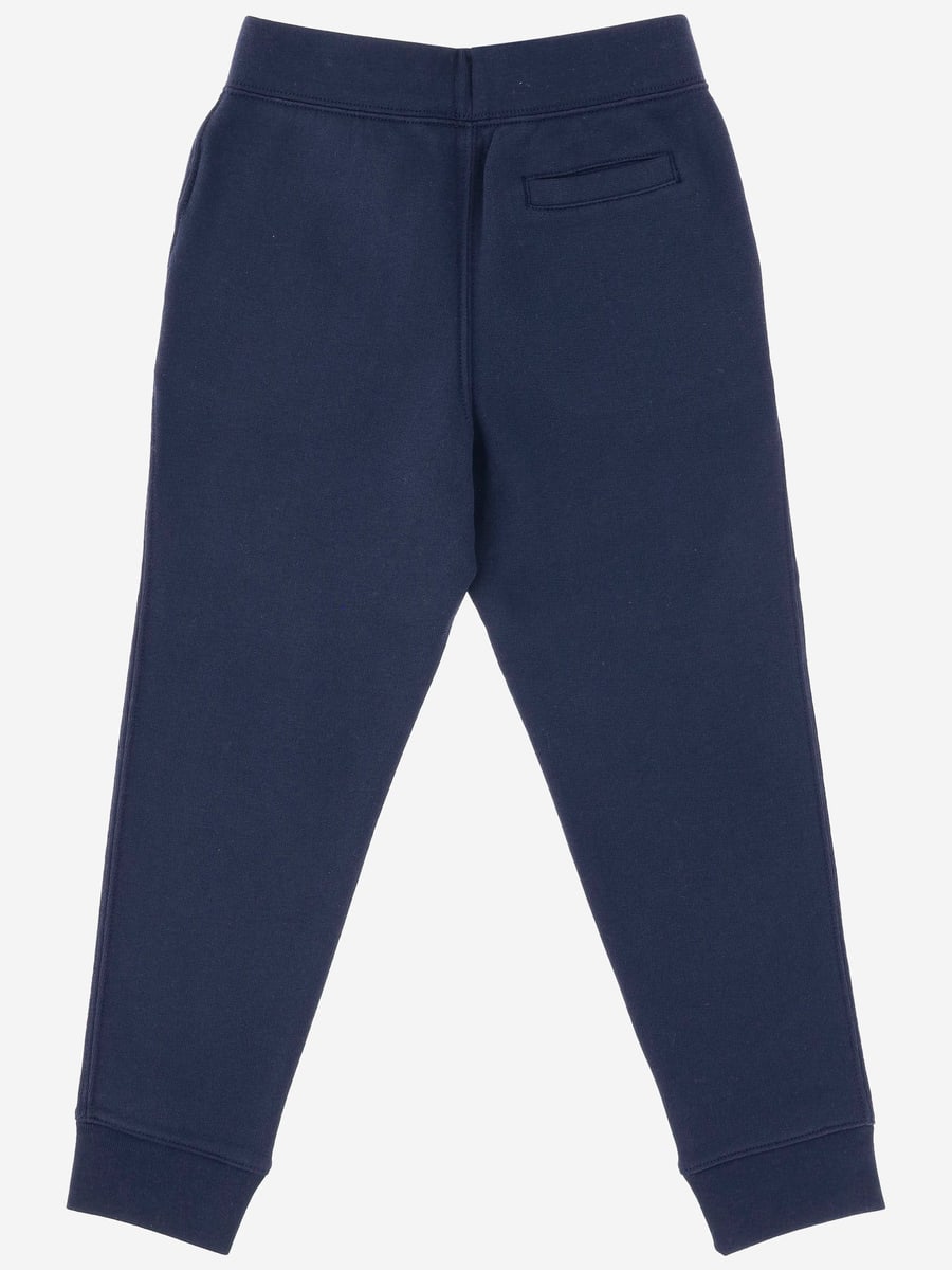 POLO RALPH LAUREN KIDS PANTALONI DA JOGGING IN MISTO COTONE CON LOGO, view 2