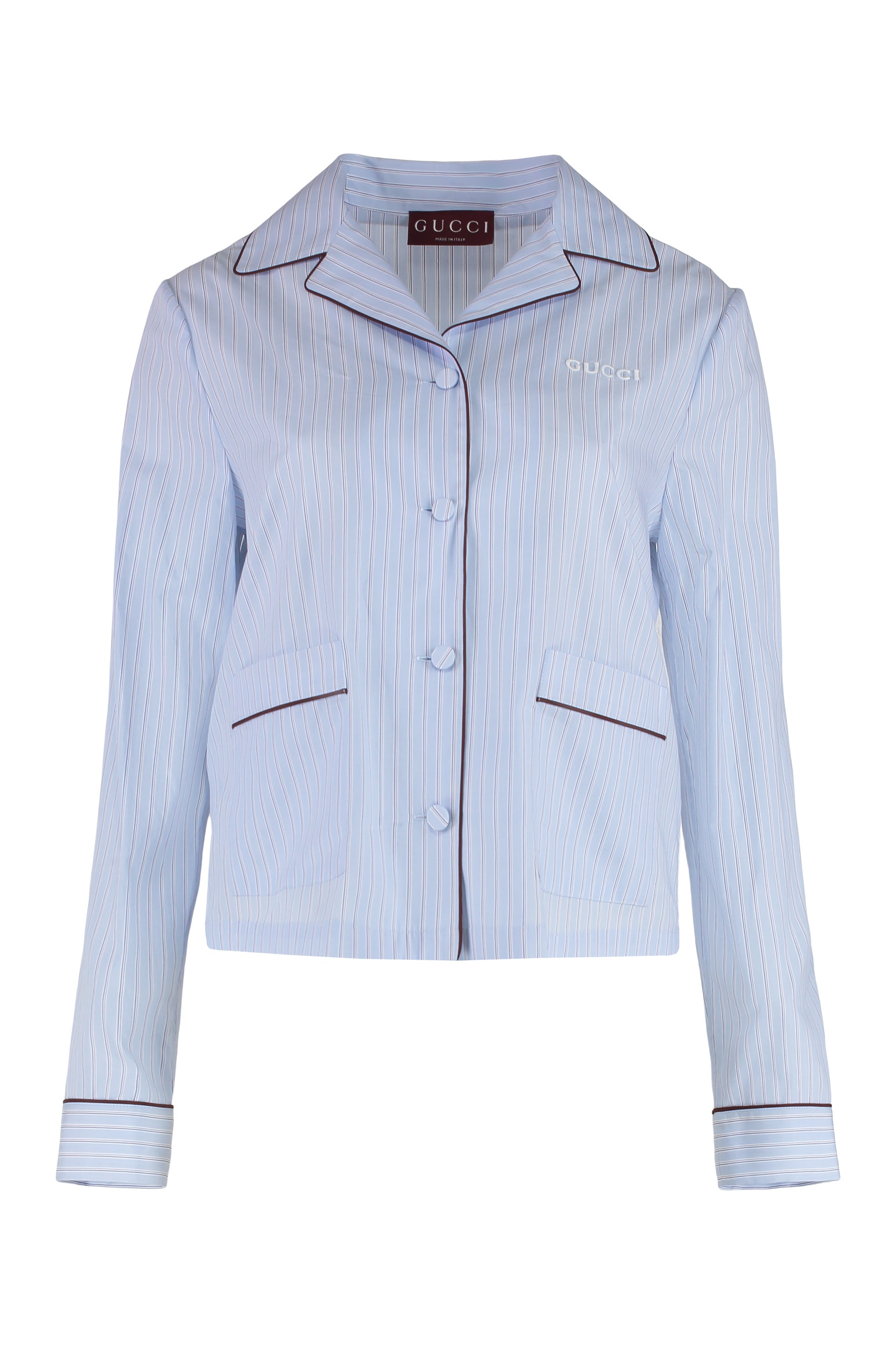 Gucci Camicia in cotone a righe