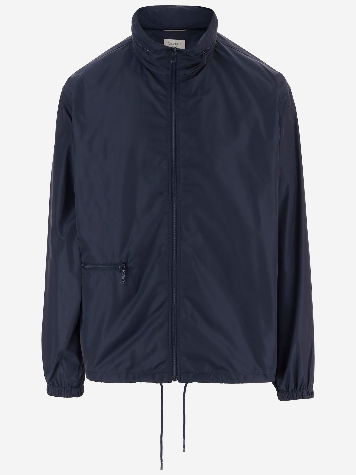 Saint Laurent GIACCA IN NYLON CON COLLO ALTO