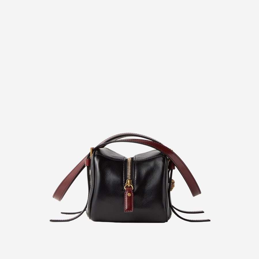 Versace BORSA BOWLING EMBLÈME IN NAPPA, view 2