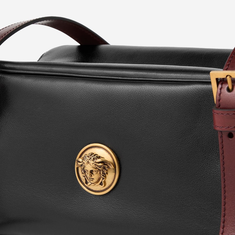 Versace BORSA BOWLING EMBLÈME IN NAPPA, view 4