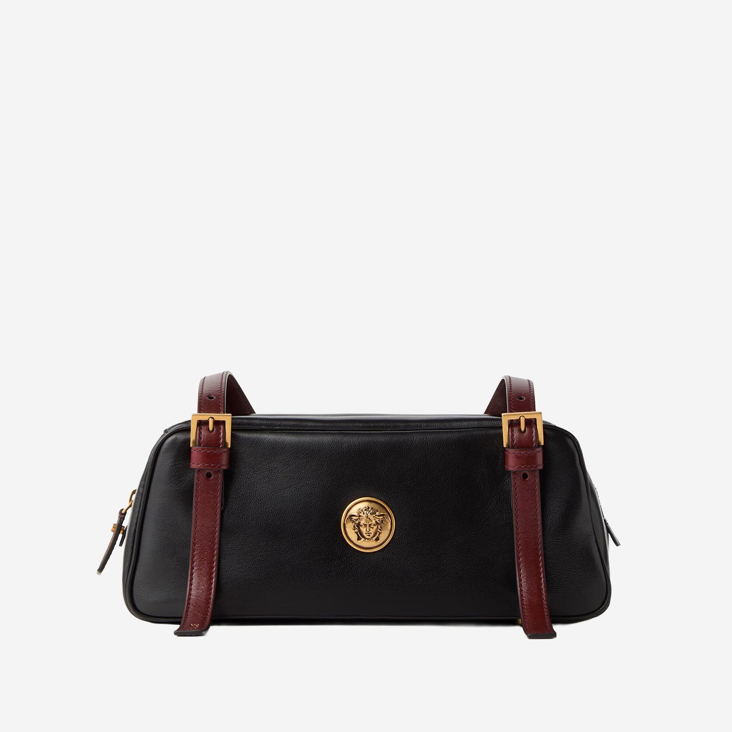 Versace BORSA BOWLING EMBLÈME IN NAPPA