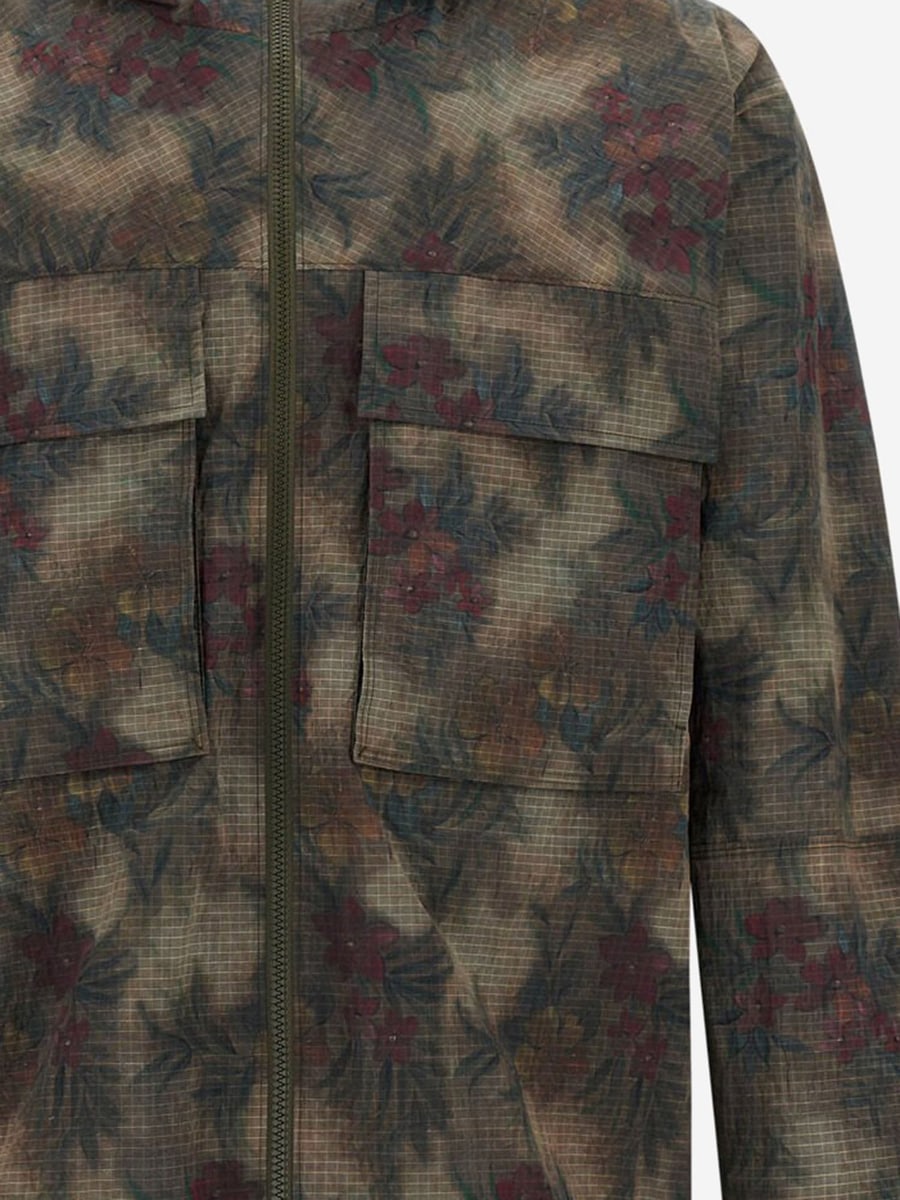 Herno PARKA IN TROPICAL PATTERN RIPSTOP, view 3