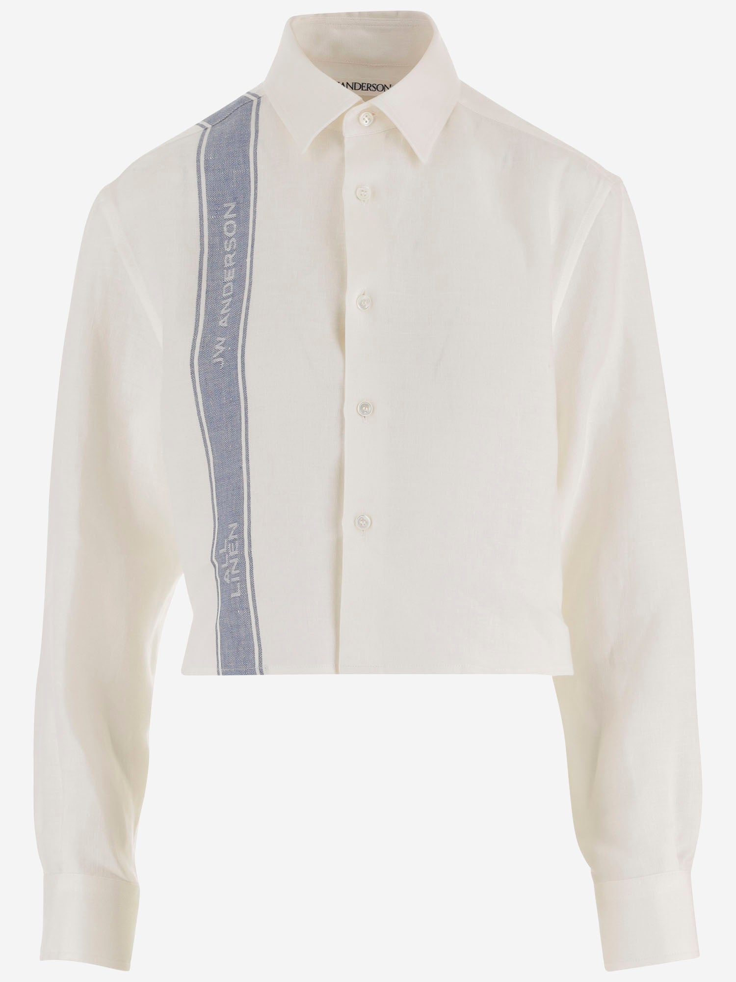 JW Anderson CAMICIA CROP IN LINO