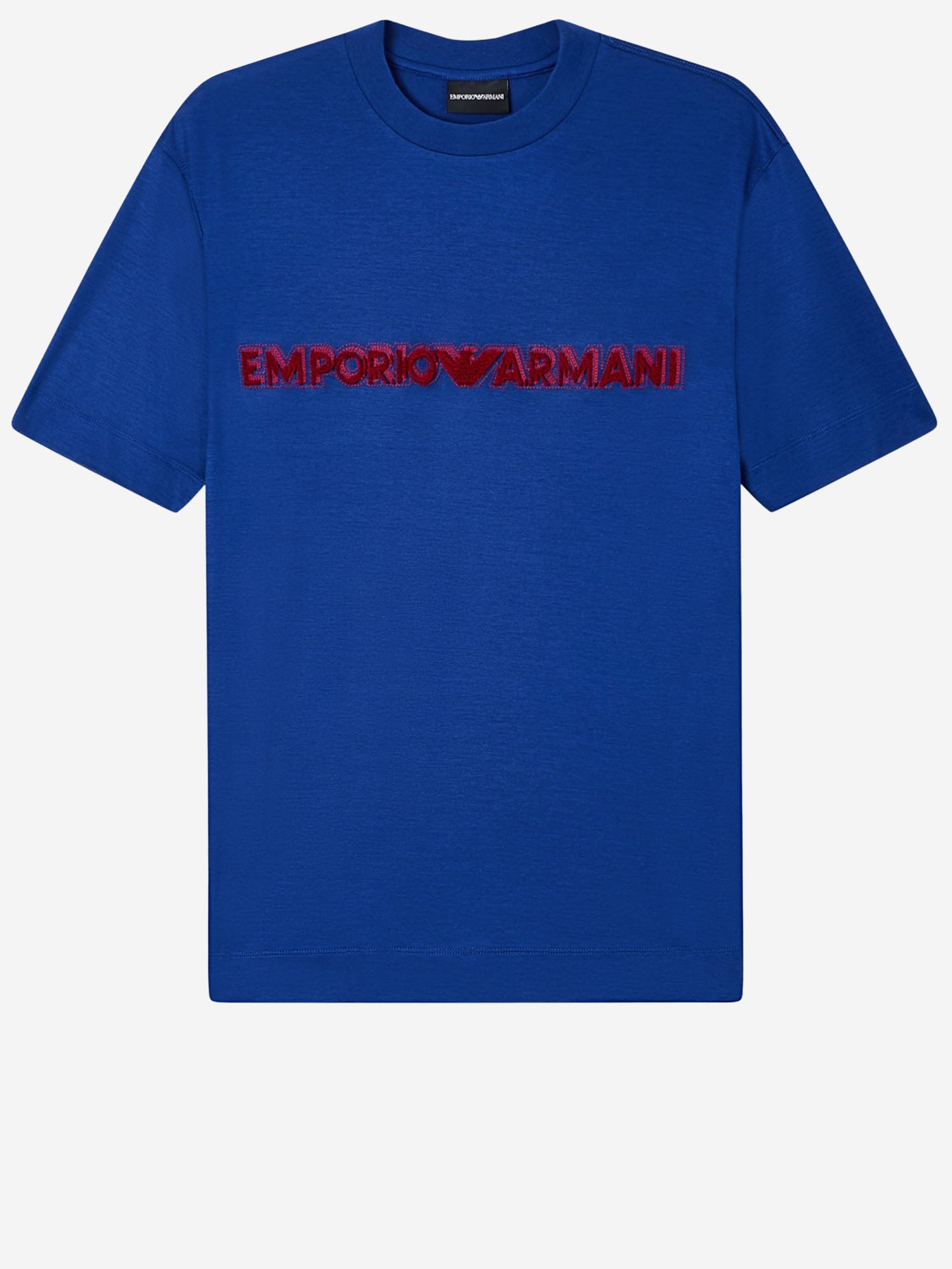 Emporio Armani T-SHIRT IN MISTO COTONE CON RICAMO LOGO