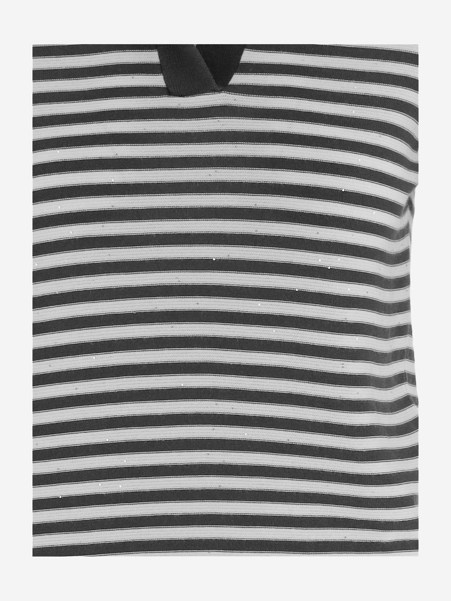 BRUNO MANETTI POLO IN MISTO COTONE, view 3