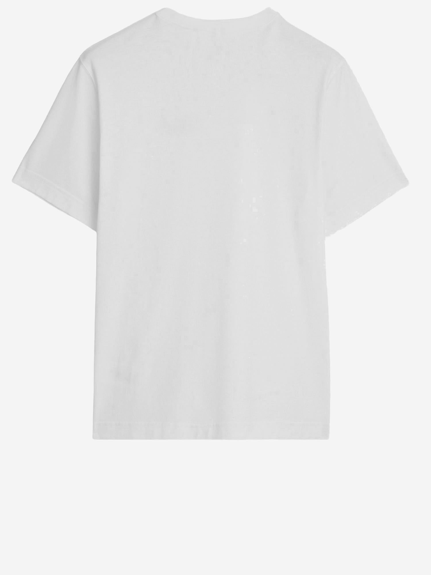 Moncler T-SHIRT IN COTONE CON LOGO, view 2