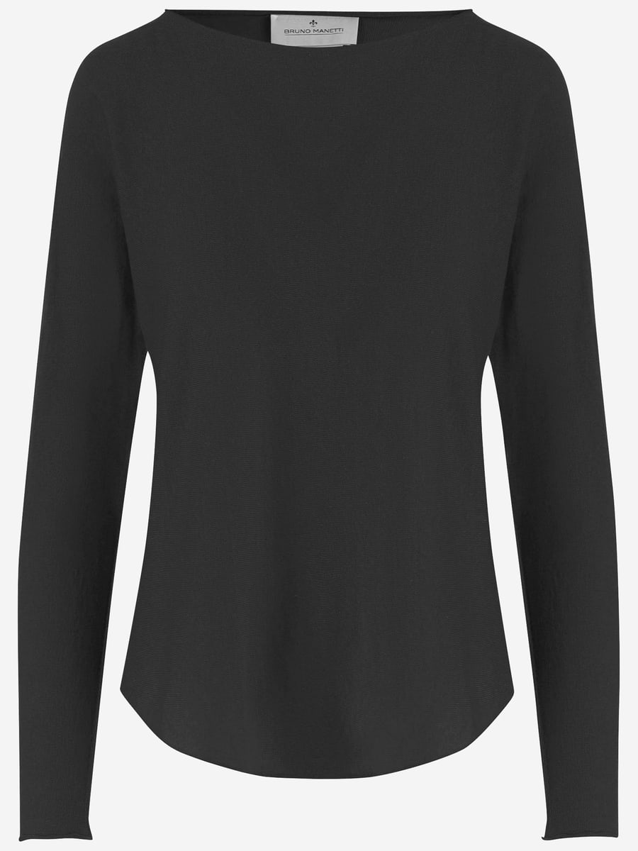 BRUNO MANETTI MAGLIA IN LINO E COTONE
