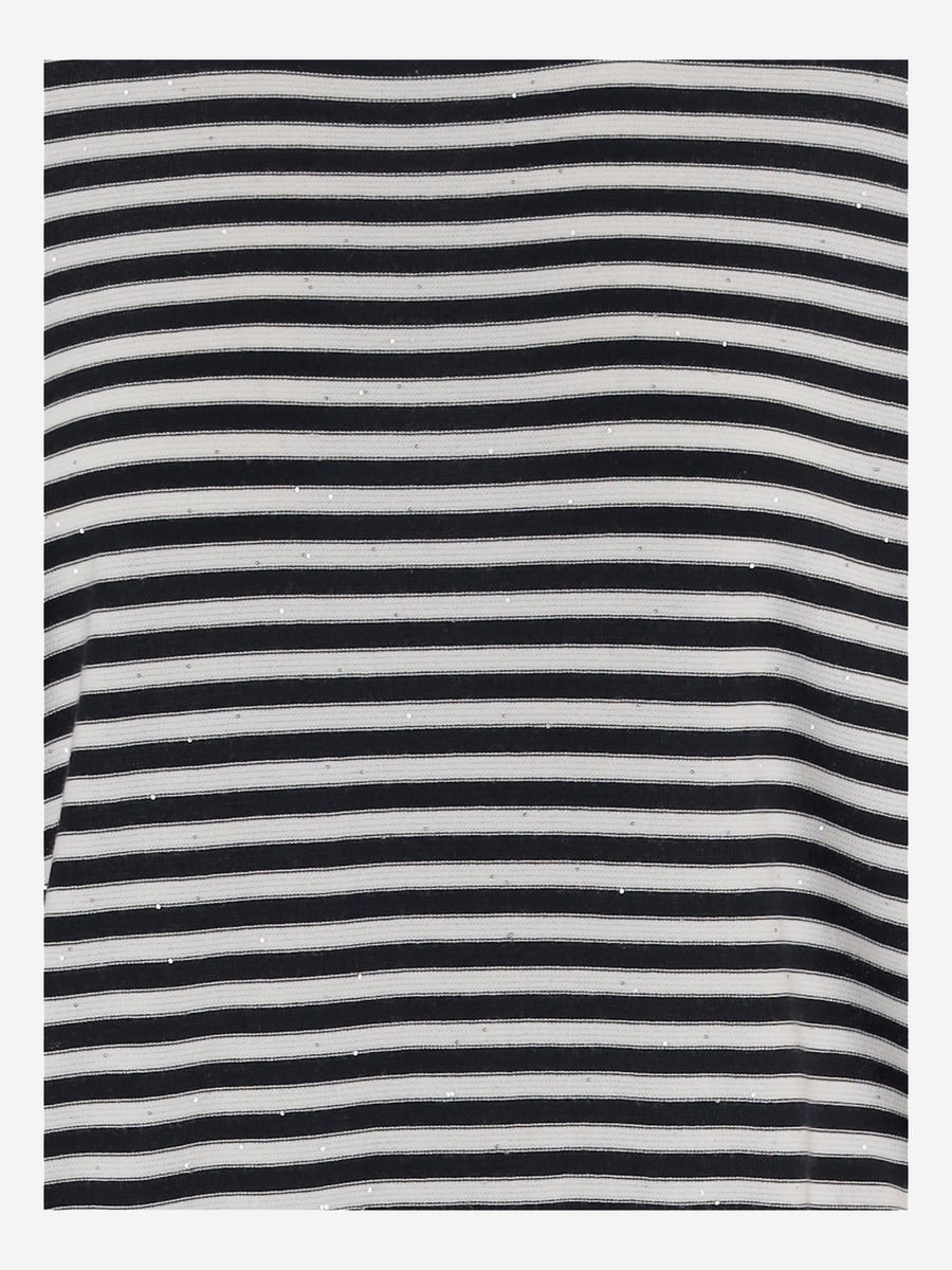 BRUNO MANETTI MAGLIA IN COTONE A RIGHE, view 3