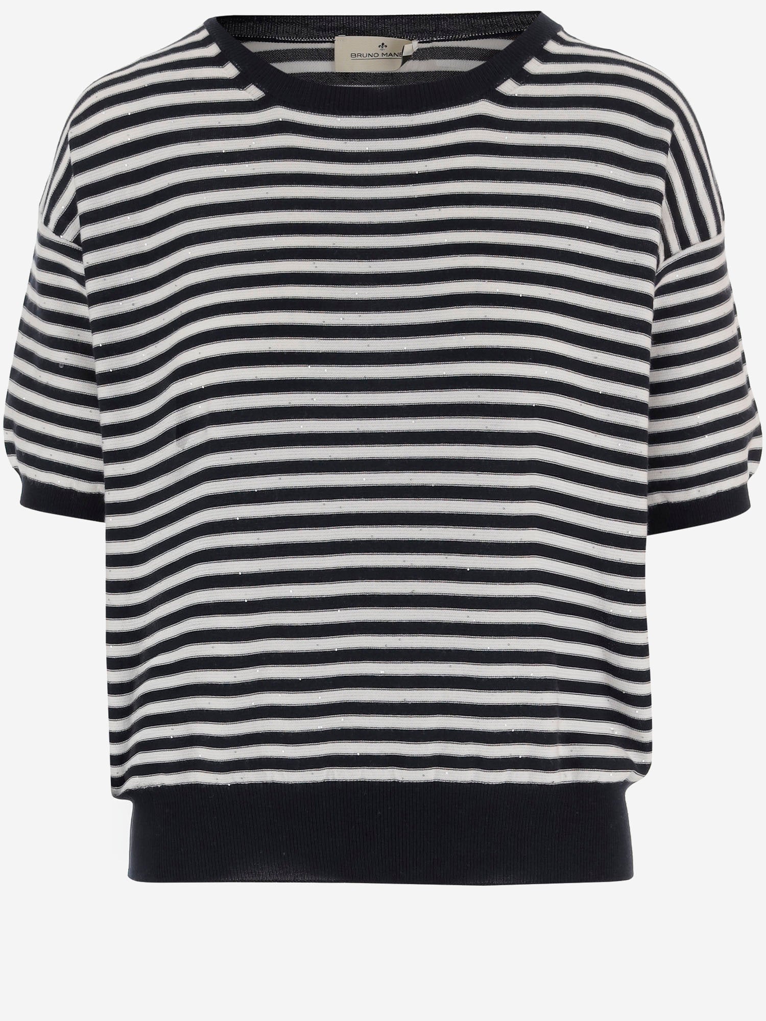 BRUNO MANETTI MAGLIA IN COTONE A RIGHE