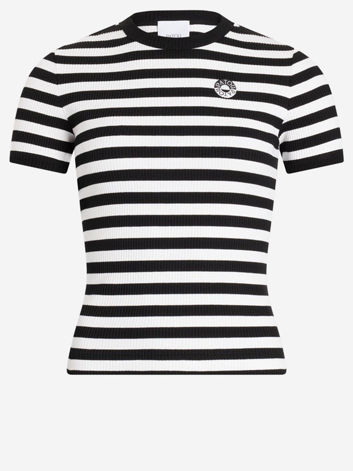 PATOU T-SHIRT IN COTONE CON MOTIVO A RIGHE