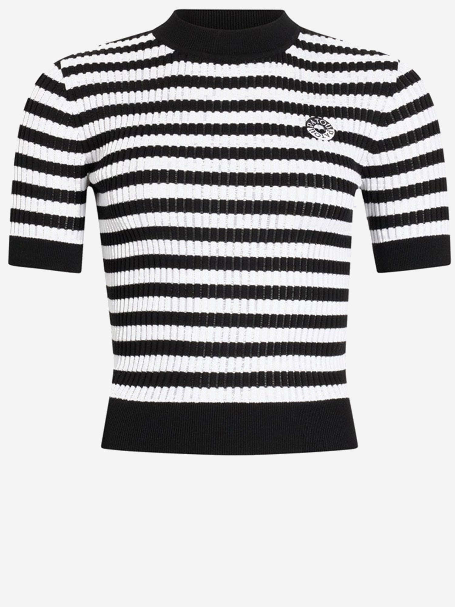 PATOU MAGLIA IN COTONE CON MOTIVO A RIGHE
