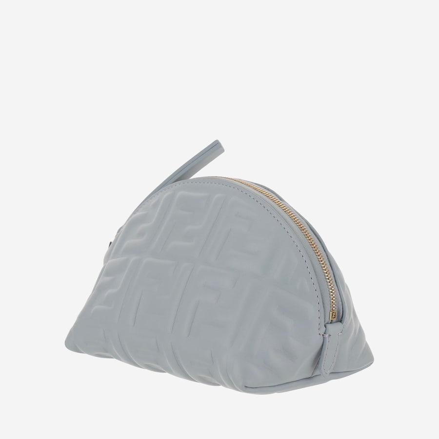 Fendi POCHETTE IN PELLE CON MOTIVO FF, view 2
