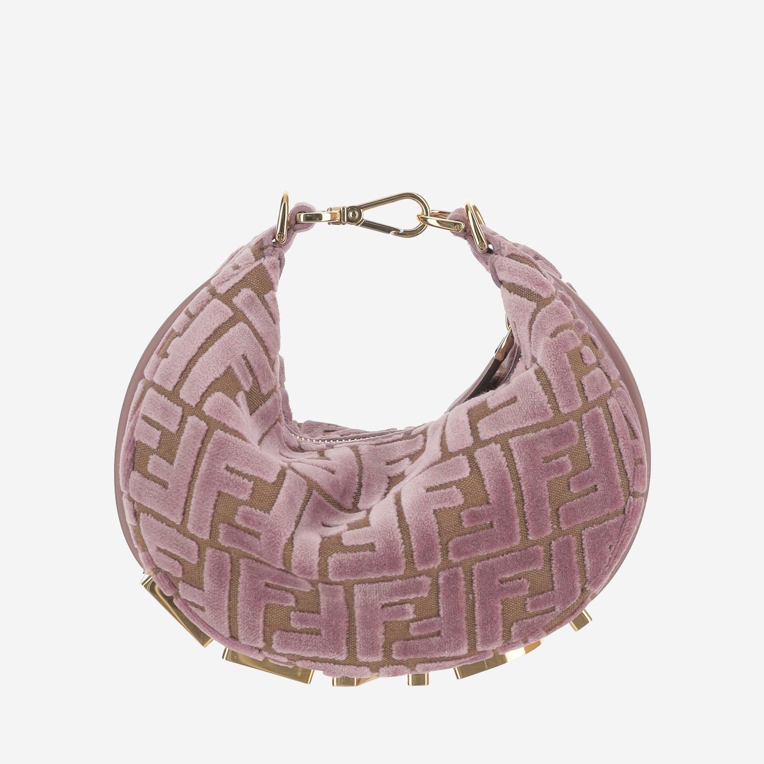 Fendi BORSA MINI FENDIGRAPHY IN VELLUTO
