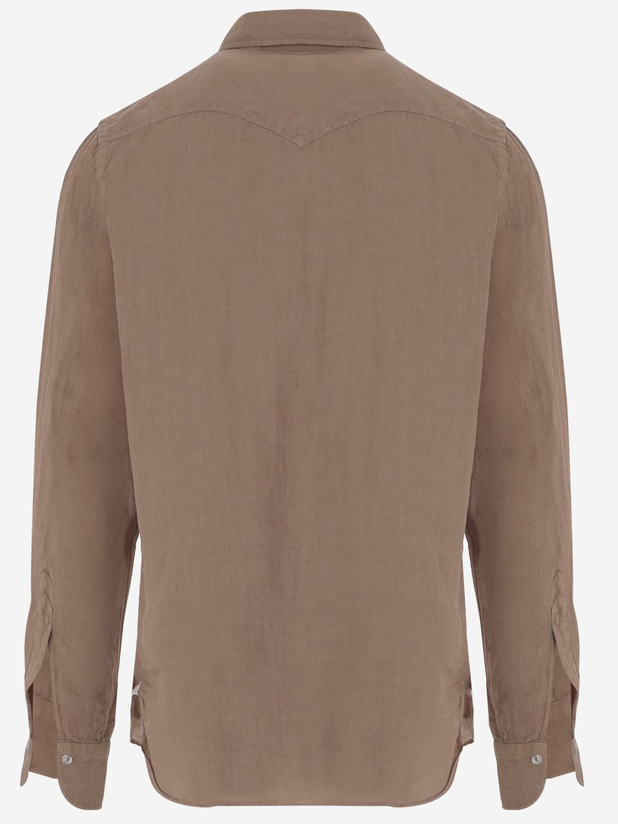 FINAMORE CAMICIA IN LINO, view 2