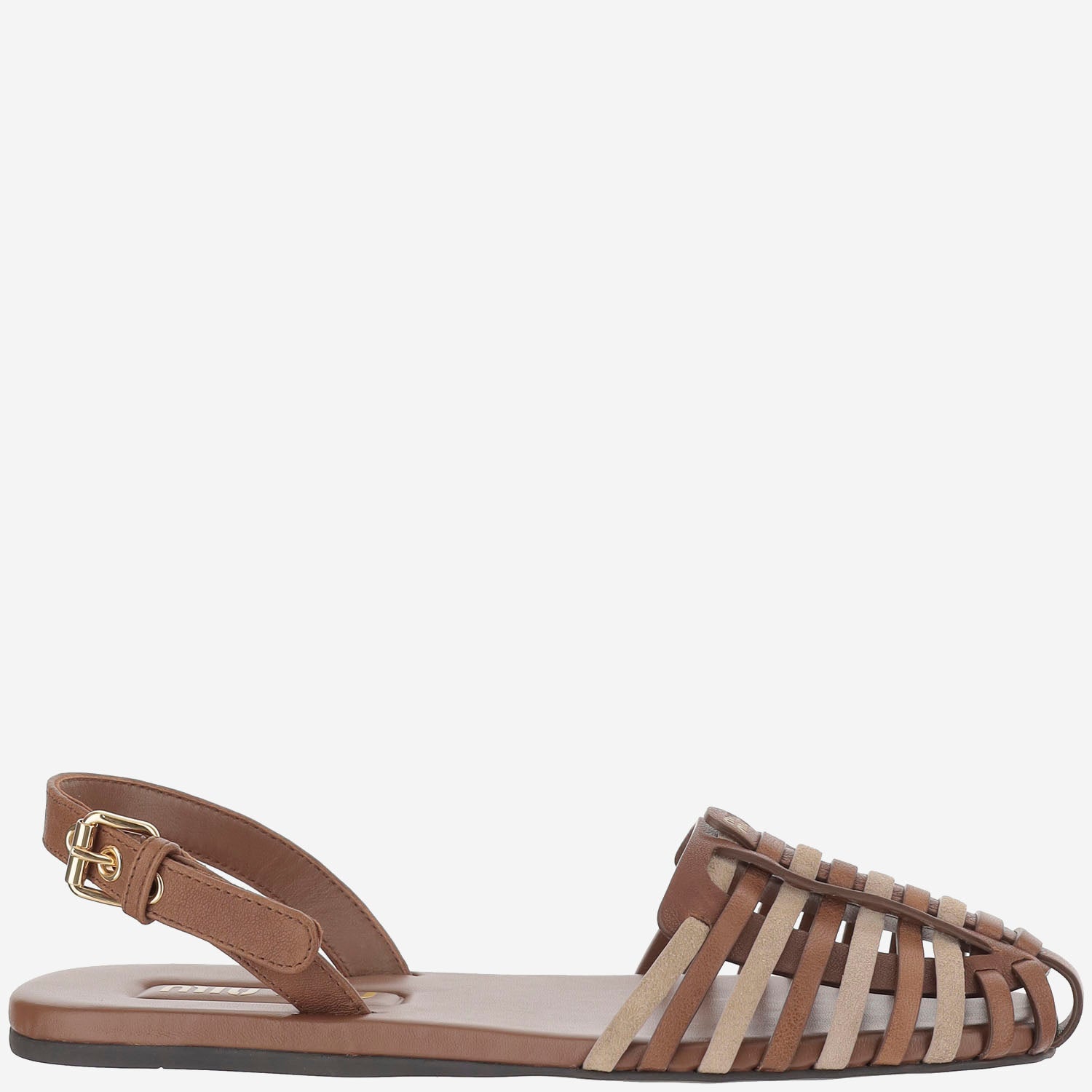 Miu Miu Mules in pelle e suede