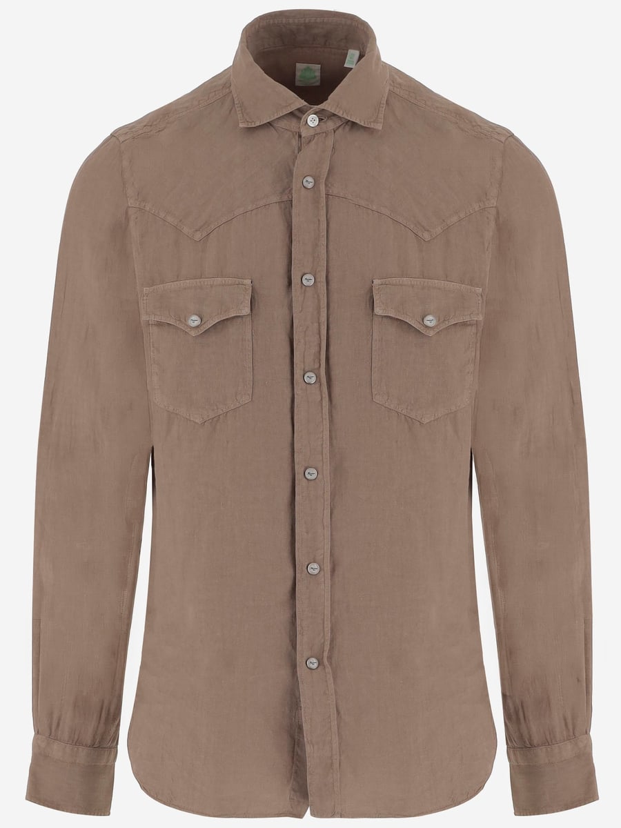 FINAMORE CAMICIA IN LINO
