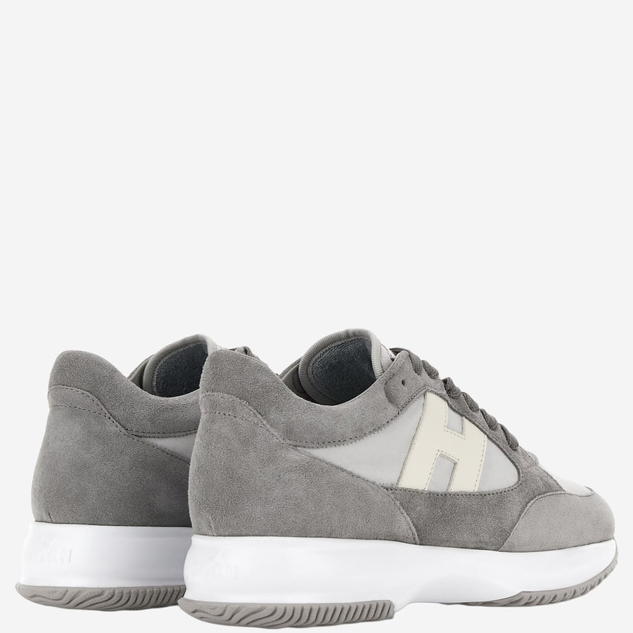 Hogan Sneakers Interactive in pelle e nylon, view 4