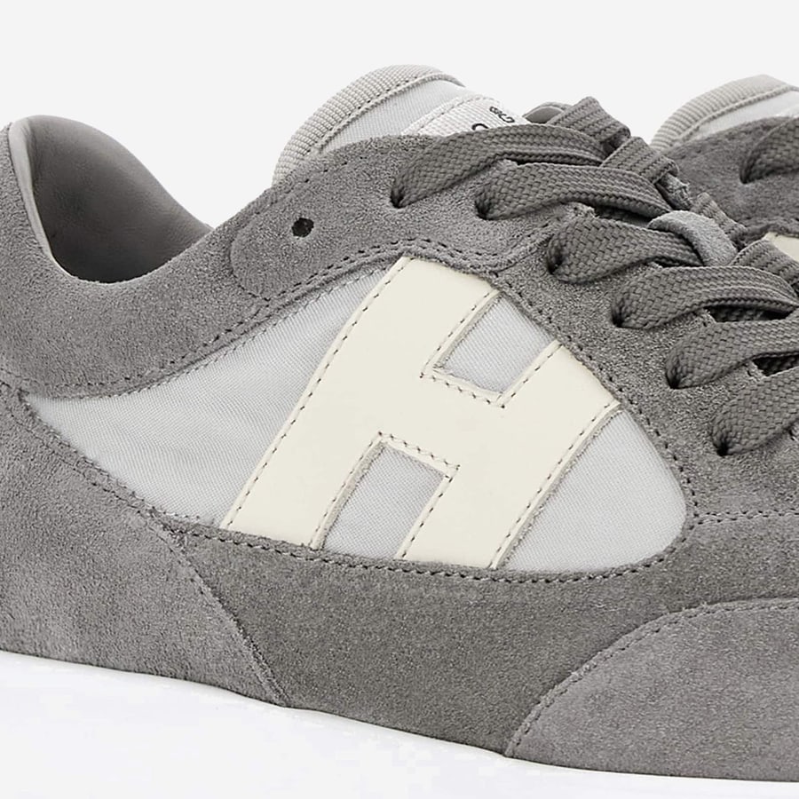 Hogan Sneakers Interactive in pelle e nylon, view 5
