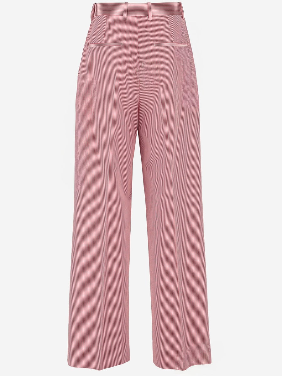 ARMARIUM PANTALONI JUNO IN COTONE A RIGHE, view 2
