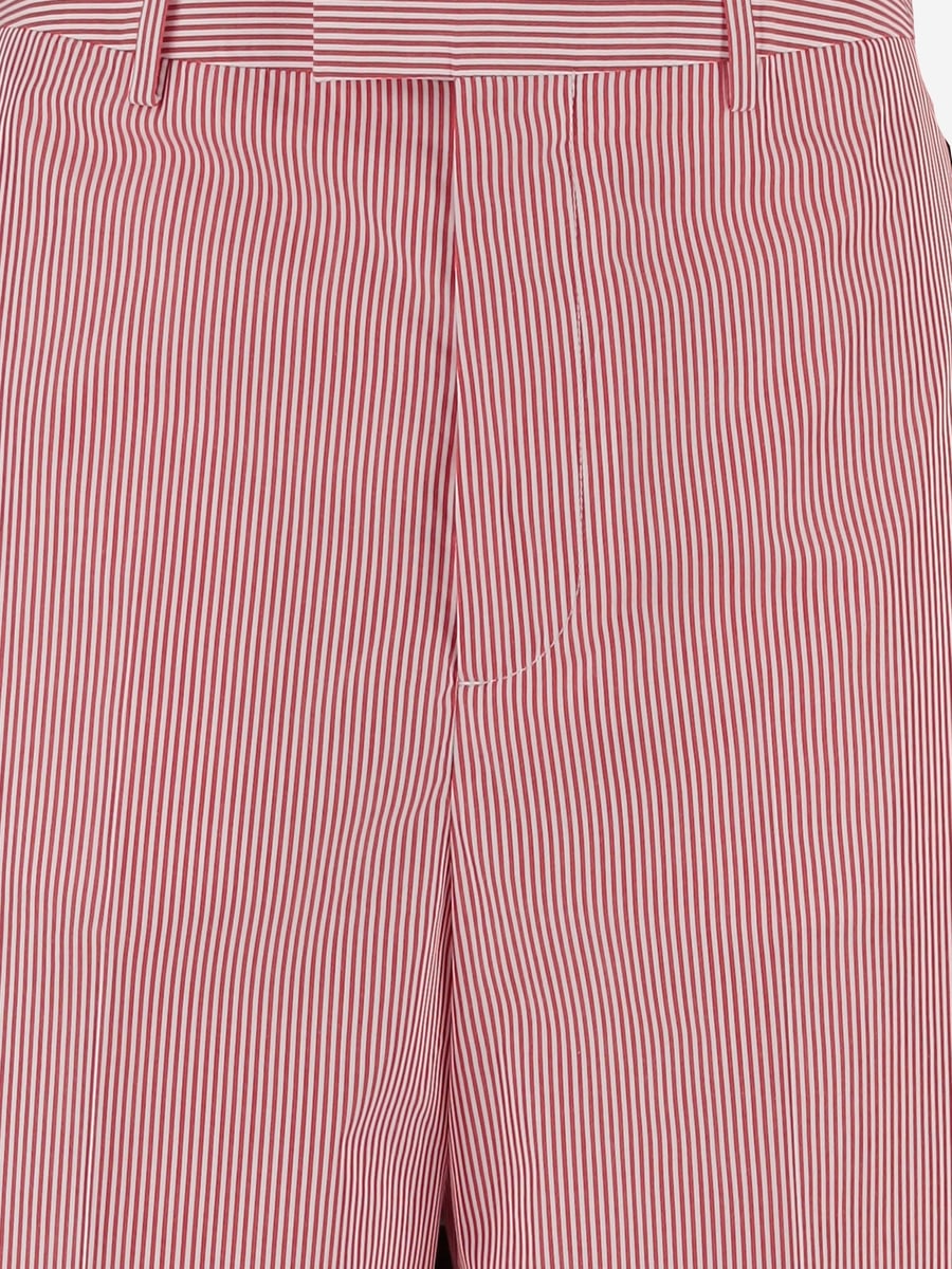 ARMARIUM PANTALONI JUNO IN COTONE A RIGHE, view 3