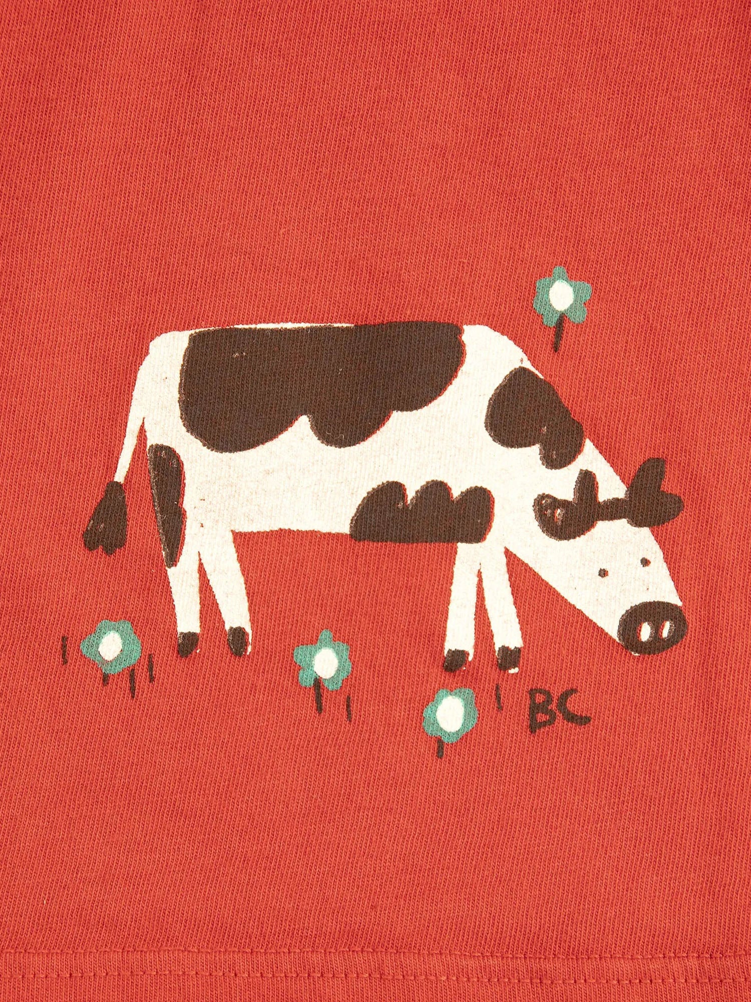 BOBO CHOSES KIDS T-SHIRT CORTA IN COTONE CON LOGO, view 2