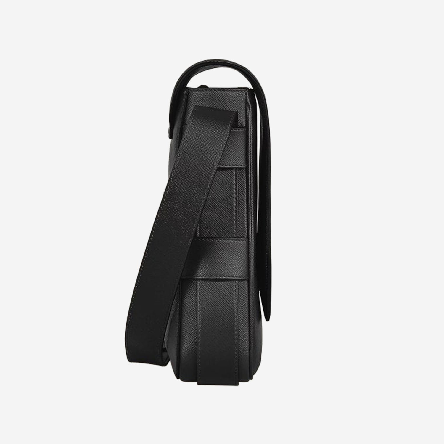 MONTBLANC Borsa a tracolla in pelle sartoriale, view 2
