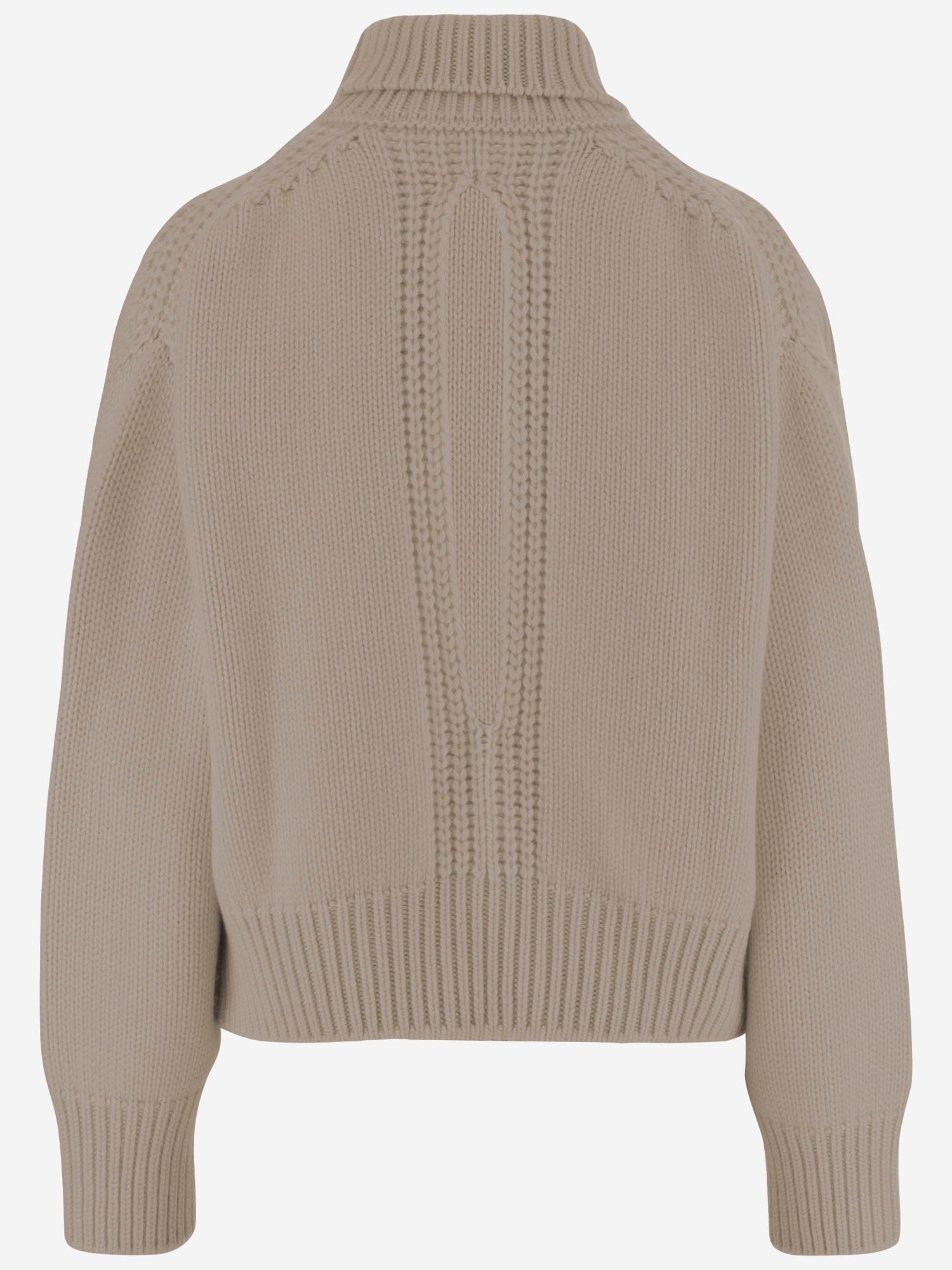 SASUPHI MAGLIONE A COLLO ALTO  IN CASHMERE, view 2