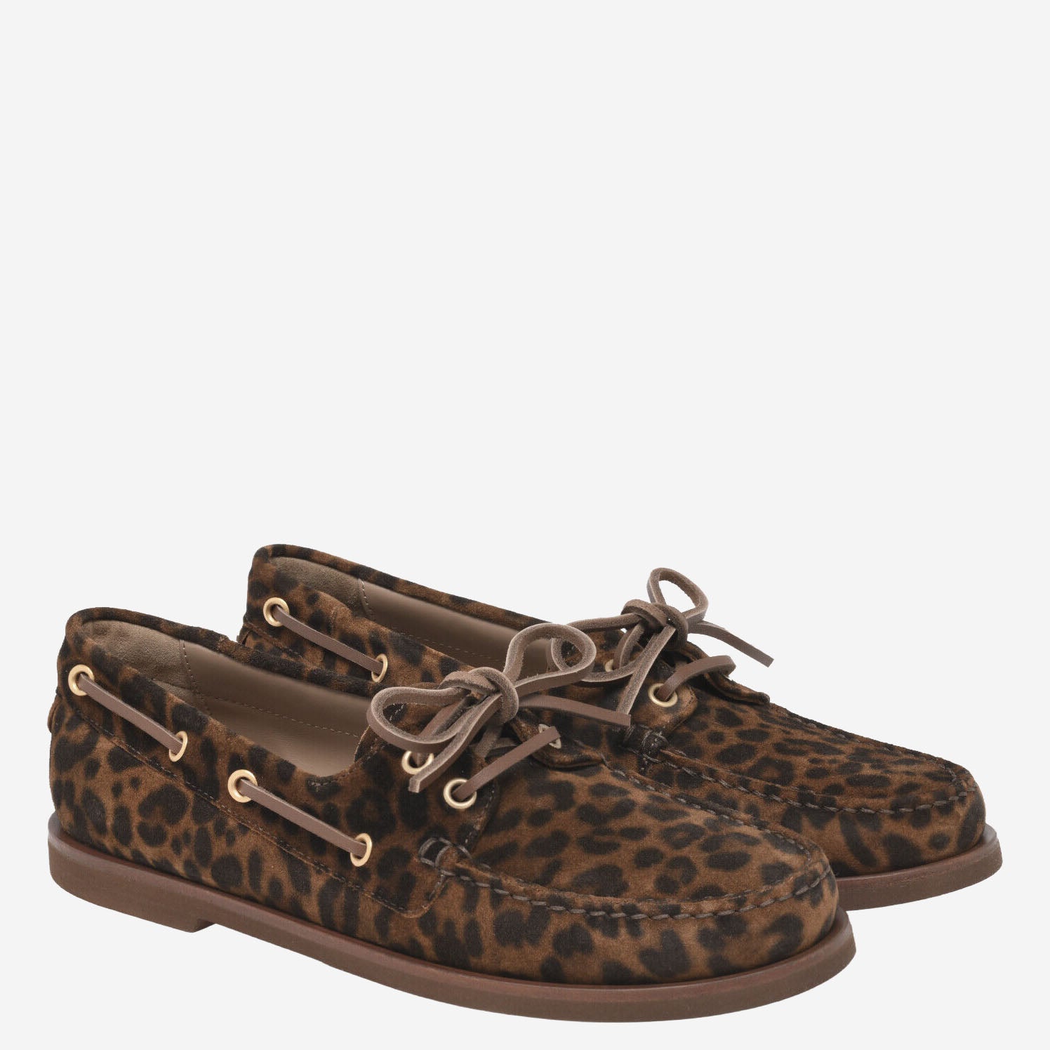 GIANVITO ROSSI Mocassini in pelle con motivo animalier, view 2