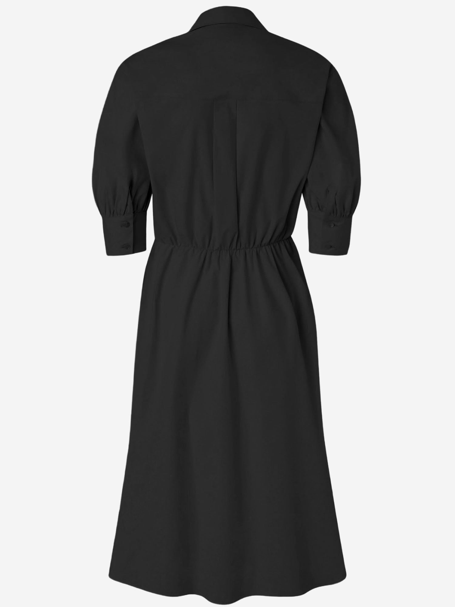 Pinko ABITO CORTO ALINE IN COTONE STRETCH, view 2