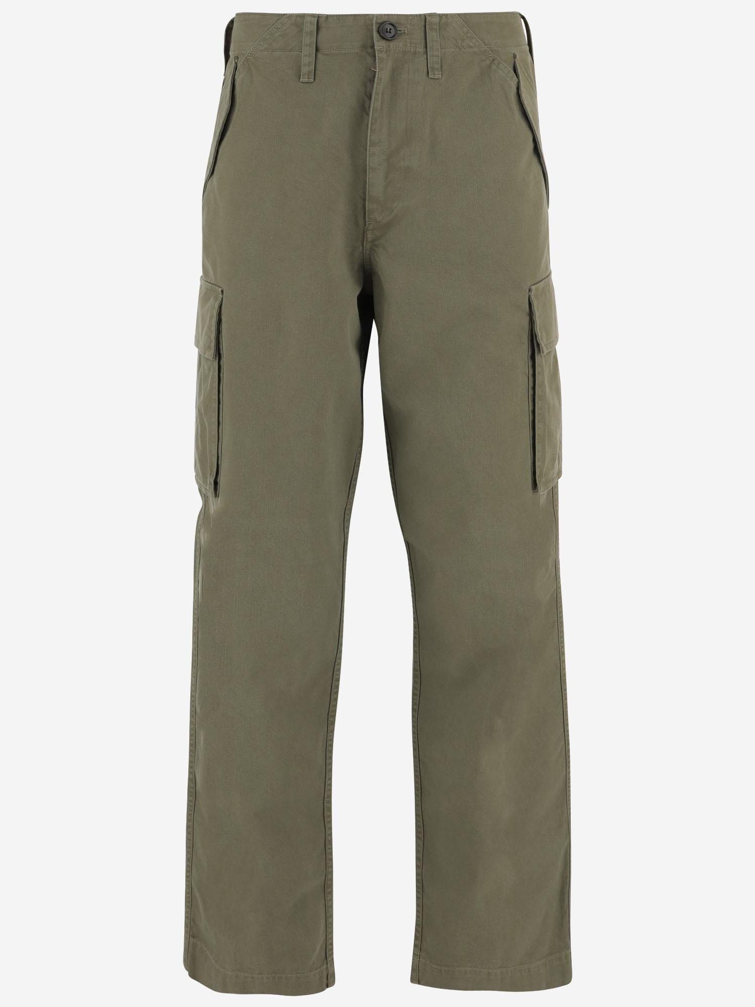 Burberry PANTALONI CARGO IN COTONE