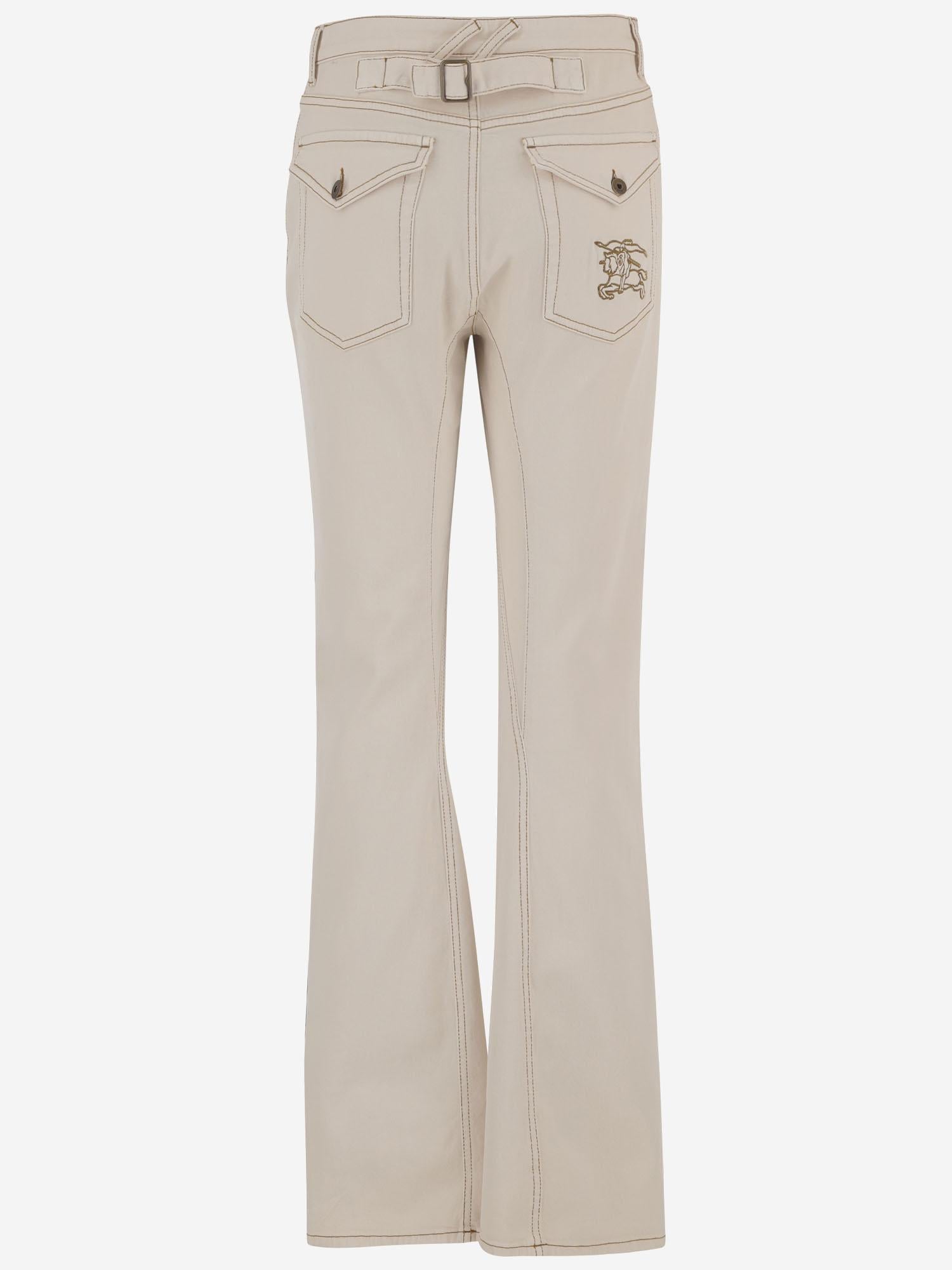 Burberry JEANS IN DENIM DI COTONE CON LOGO, view 2
