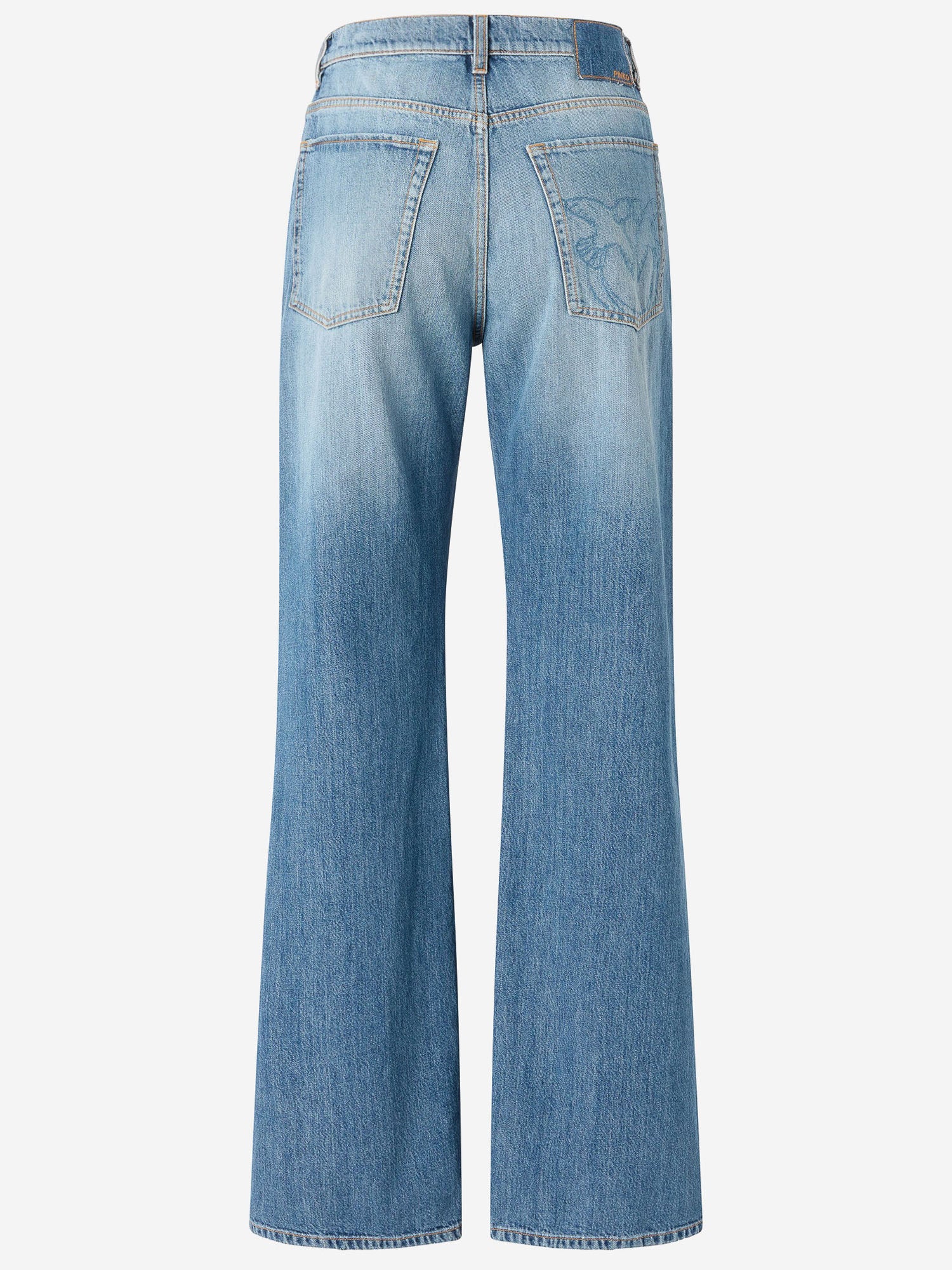 Pinko JEANS WANDA IN DENIM DI COTONE, view 2