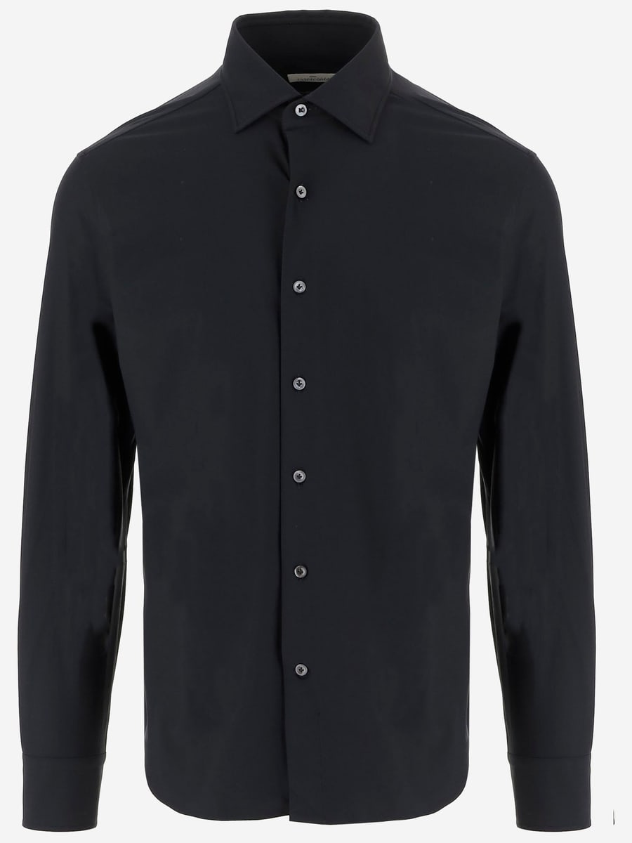 GHERARDI CAMICIA IN JERSEY STRETCH