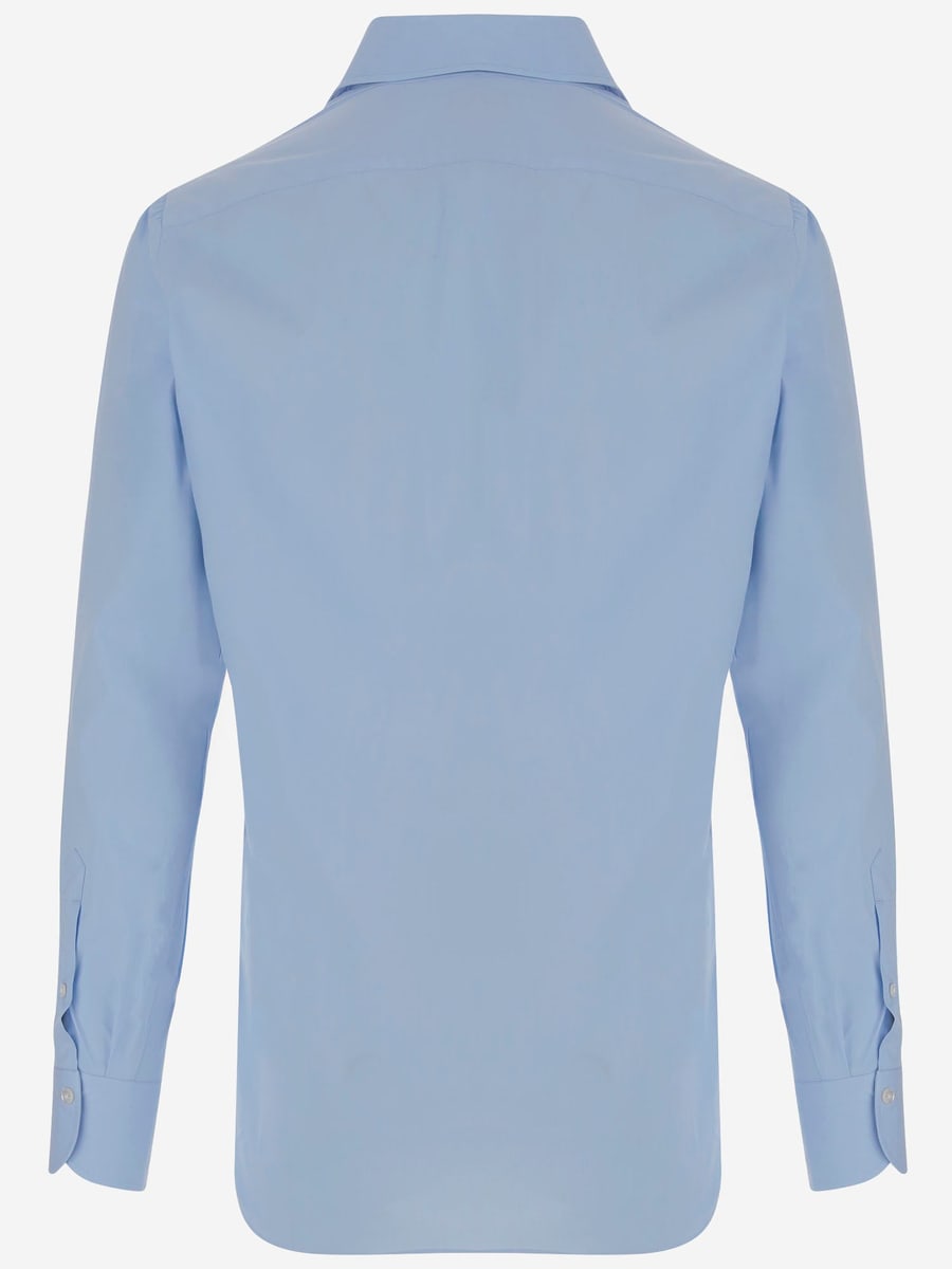 FINAMORE CAMICIA IN MISTO COTONE STRETCH, view 2