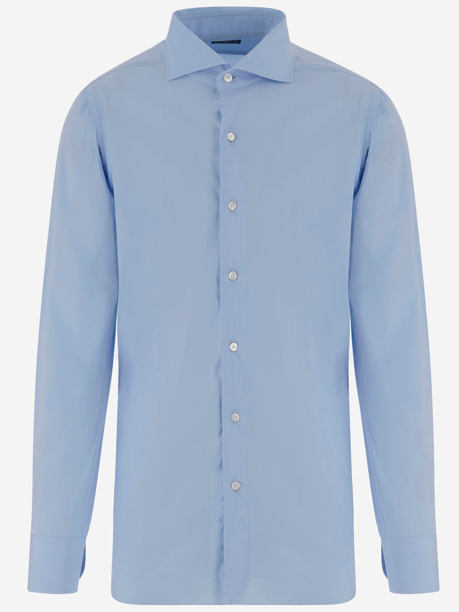 FINAMORE CAMICIA IN MISTO COTONE STRETCH