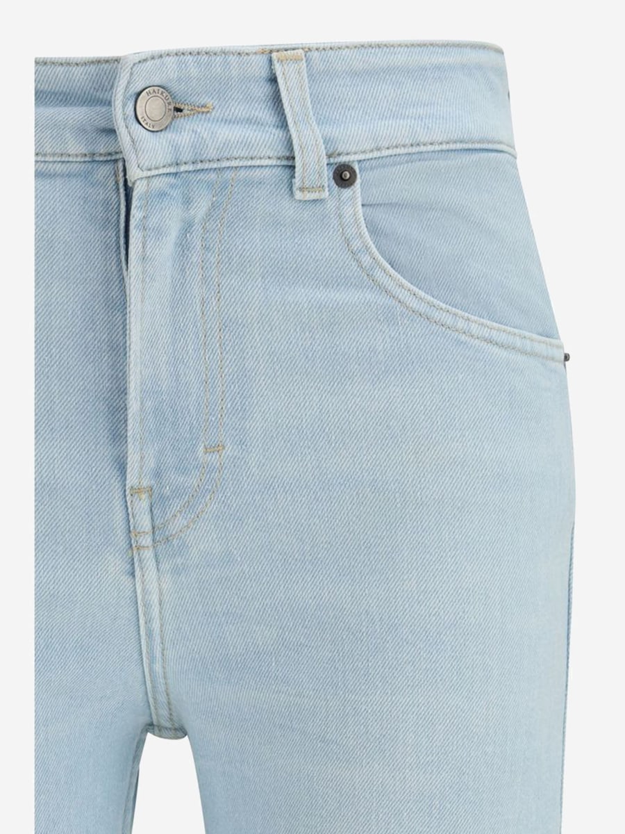 HAIKURE JEANS FLARED IN MISTO COTONE STRETCH, view 3