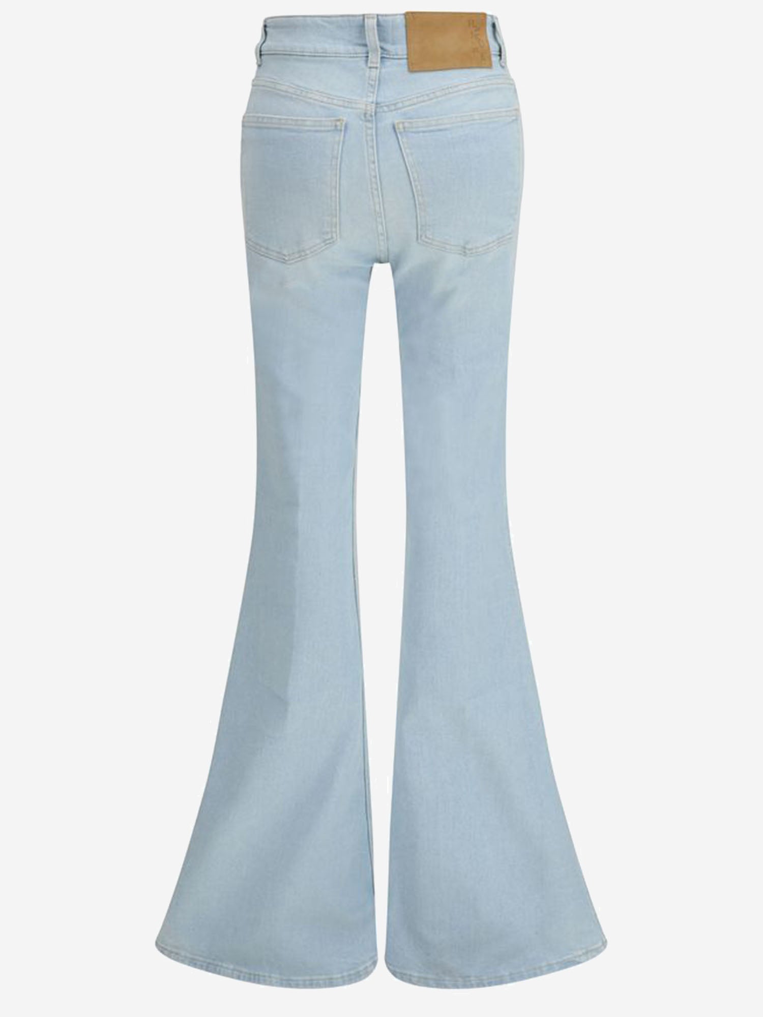 HAIKURE JEANS FLARED IN MISTO COTONE STRETCH, view 2