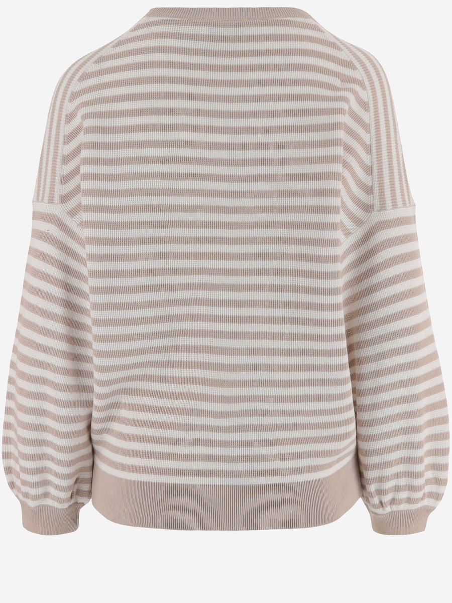 BRUNO MANETTI MAGLIA A RIGHE IN COTONE, view 2
