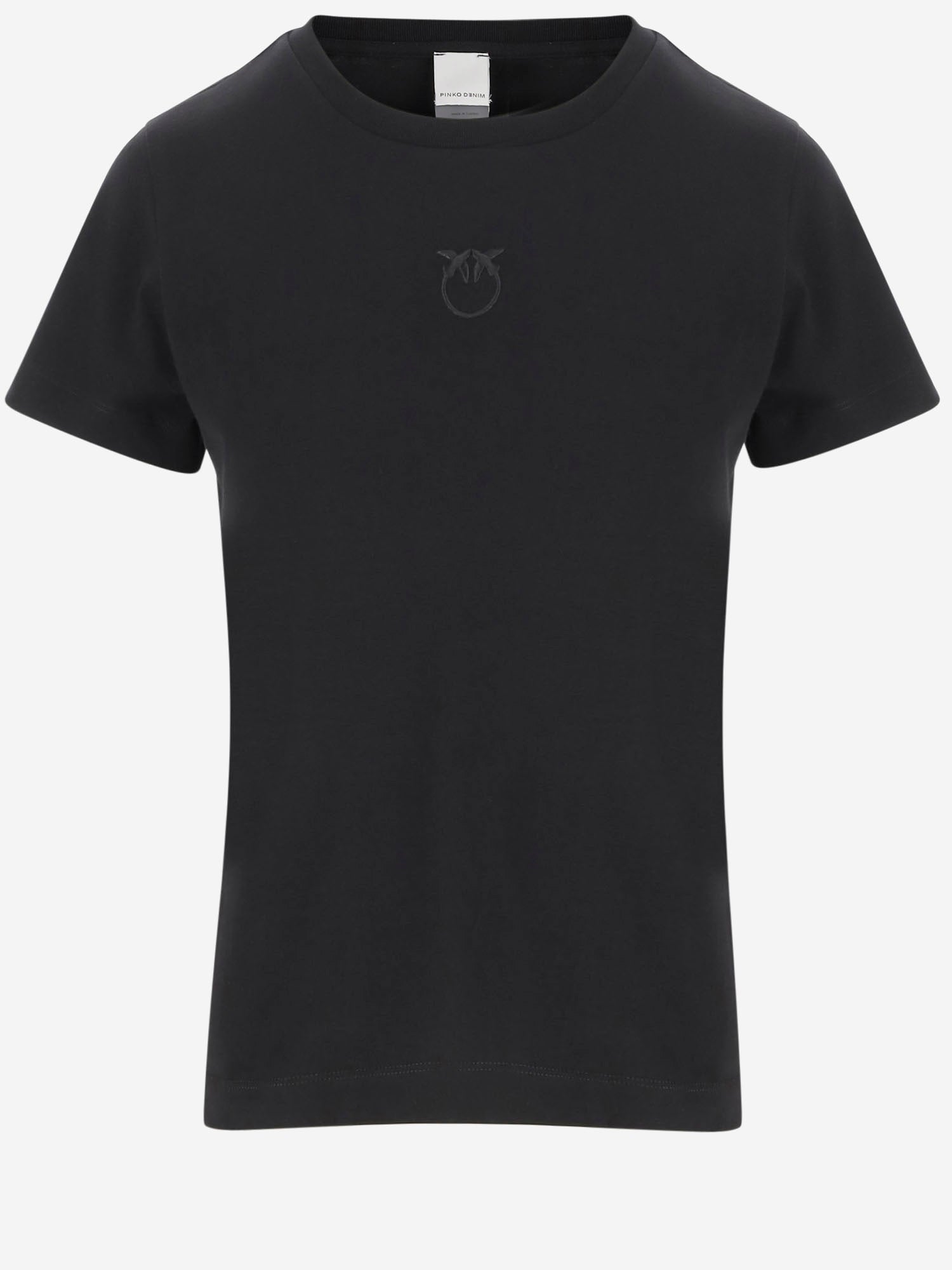 Pinko T-SHIRT BUSSOLOTTO IN COTONE CON LOGO