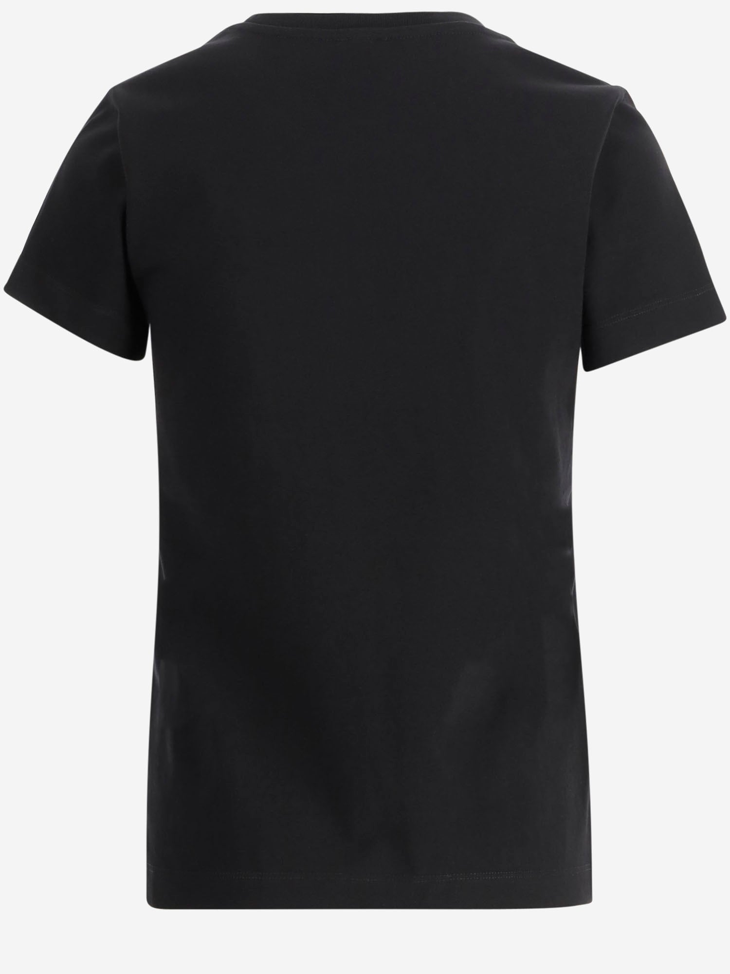 Pinko T-SHIRT BUSSOLOTTO IN COTONE CON LOGO, view 2